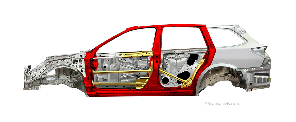 Side profile wrap for the Outback