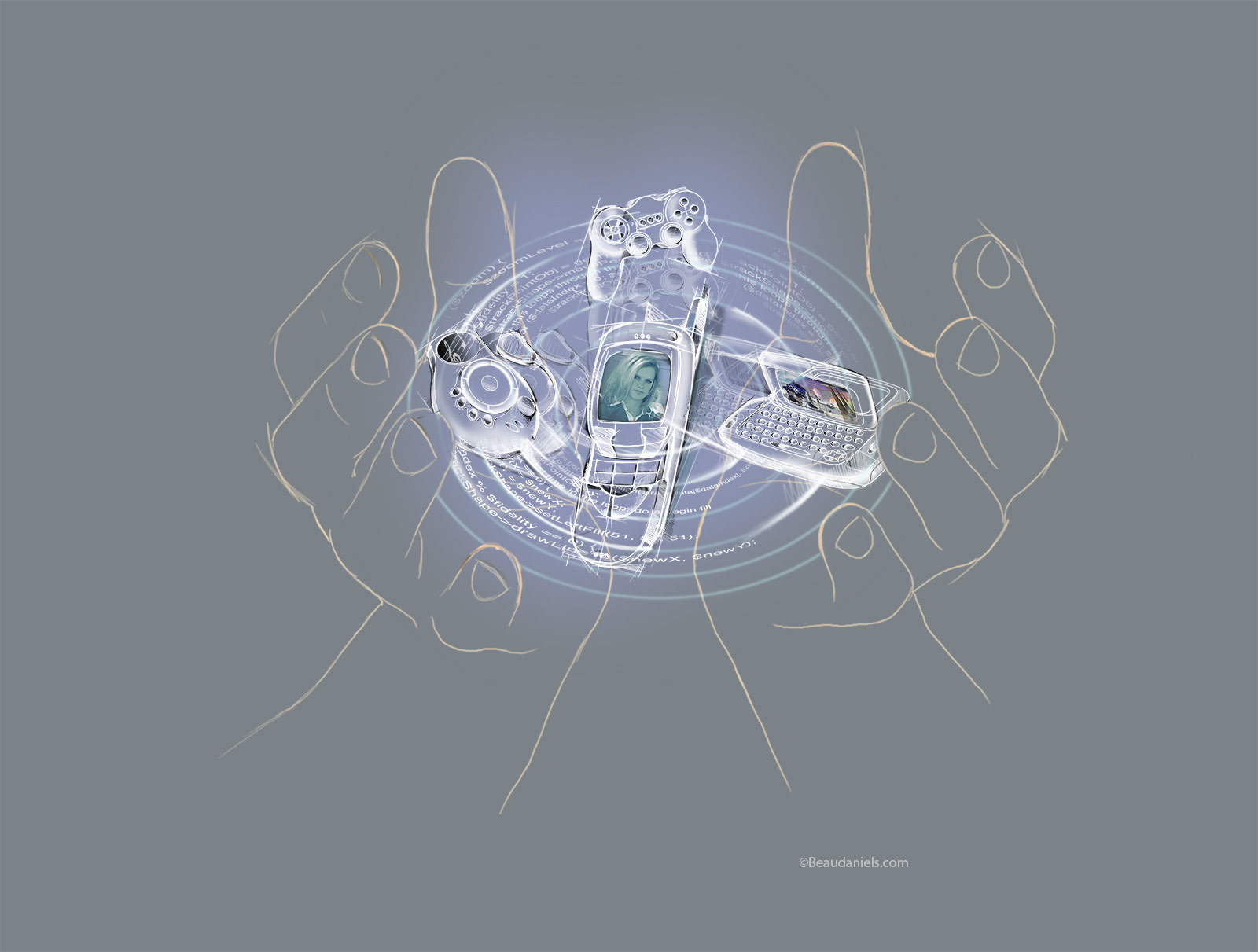 Concept illustrations for Motorola.