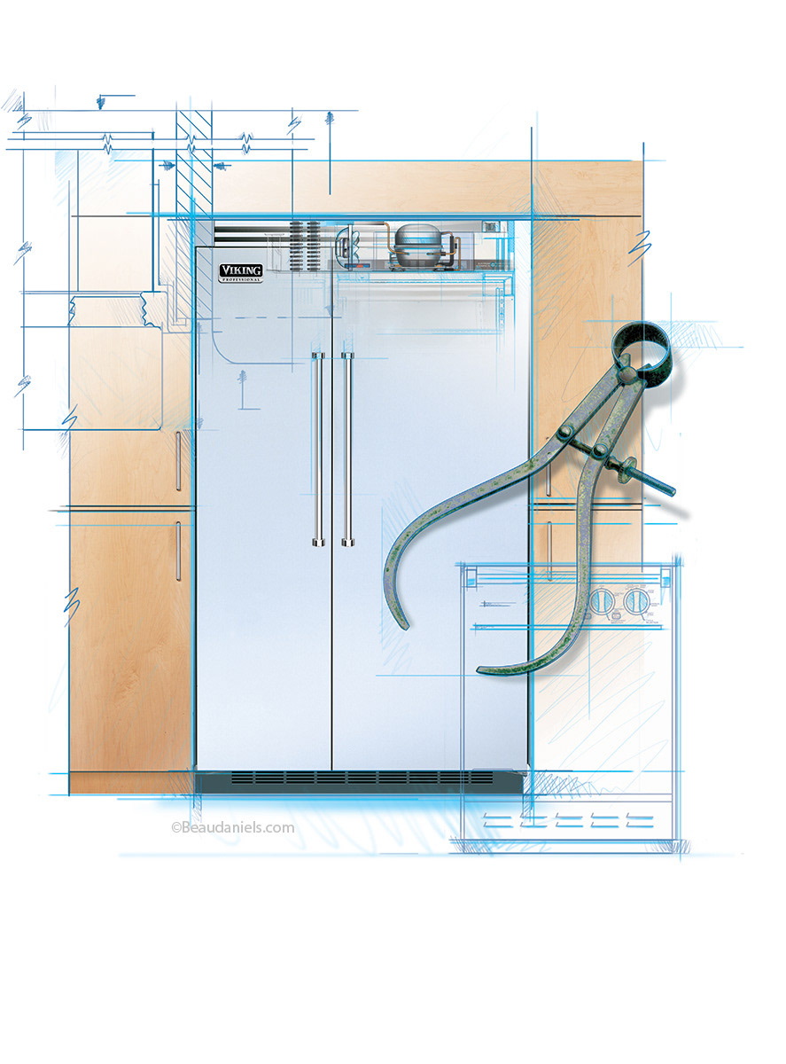 Professional cover series, refridgerator.