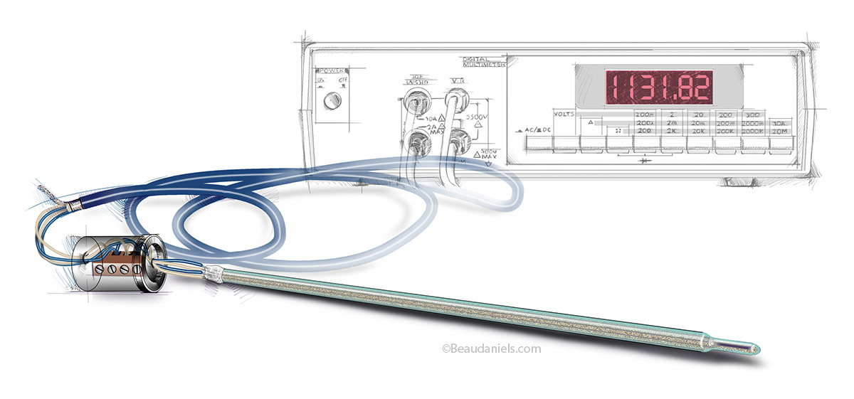 temperature probe construction.