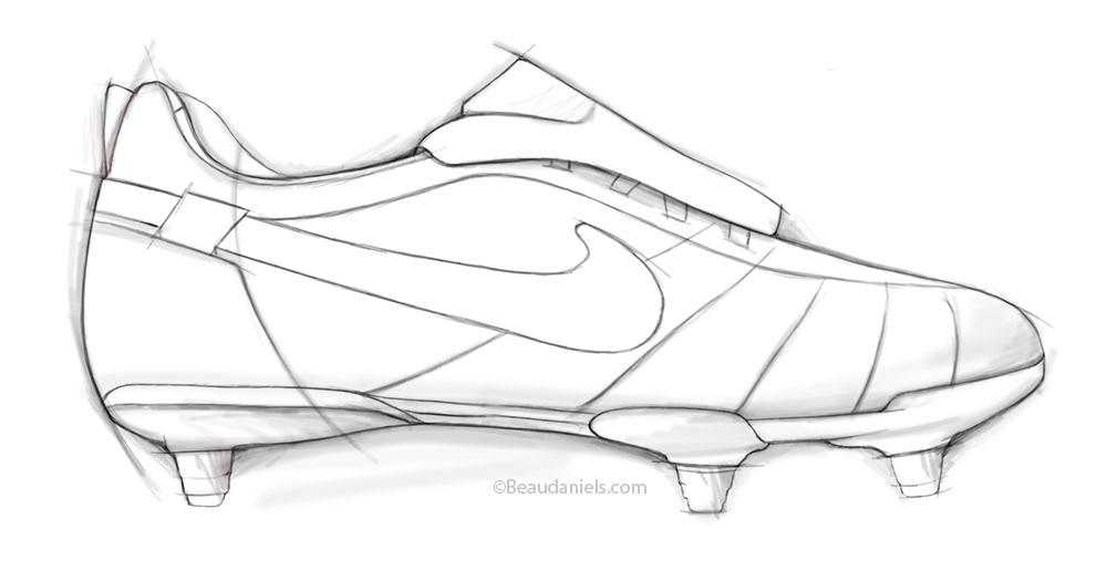 nike soccer drawings