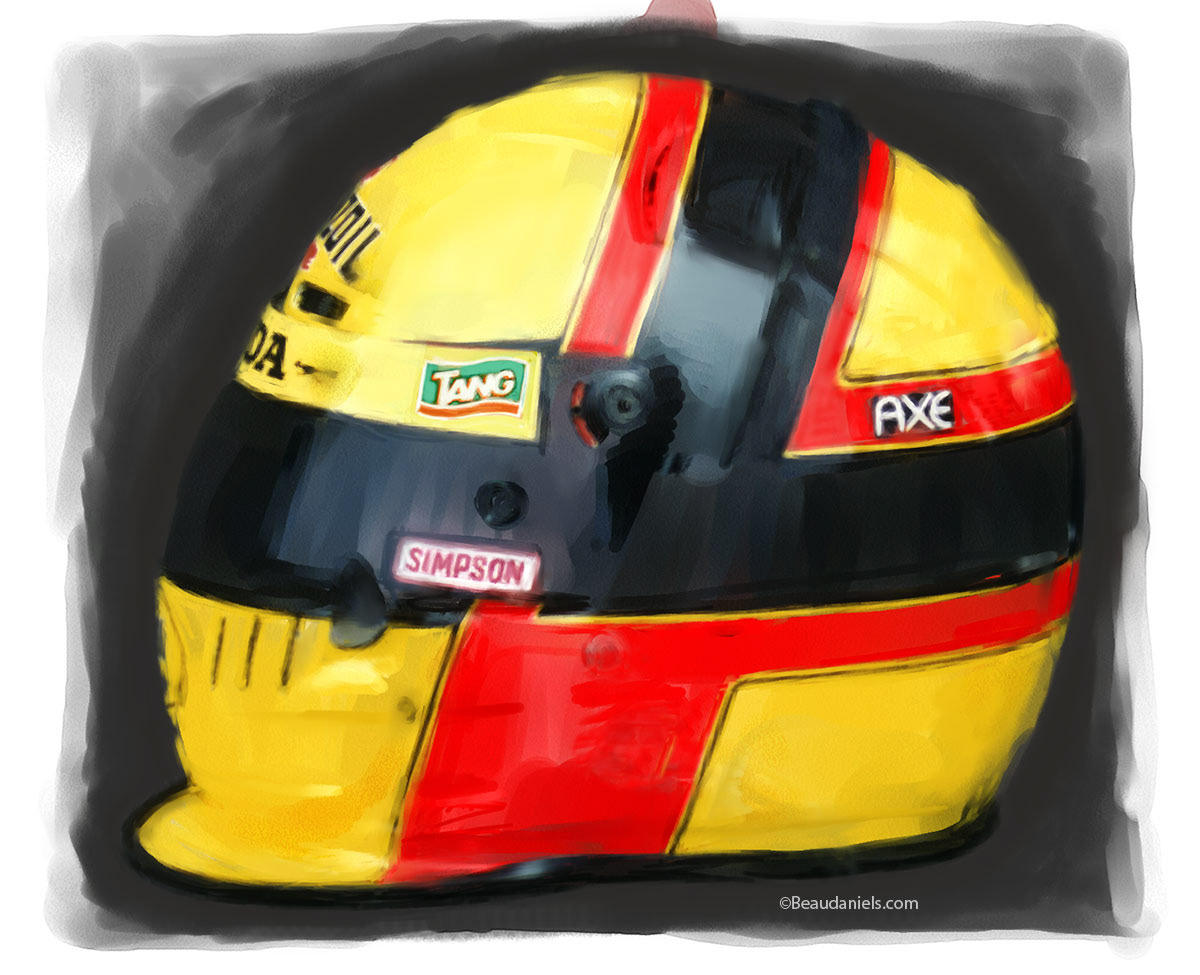 Honda Indy Poster helmet 4