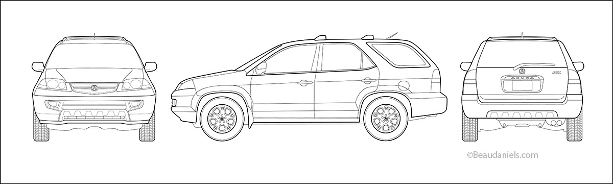 MDX elevation drawings.
