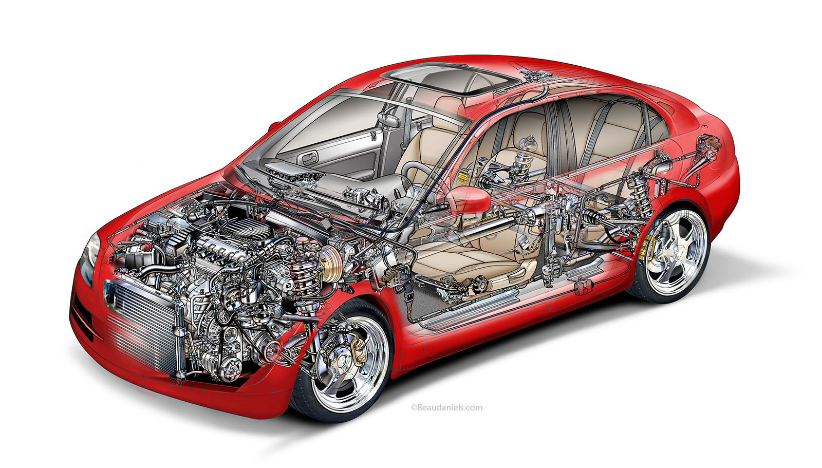 Full cutaway vehicle.