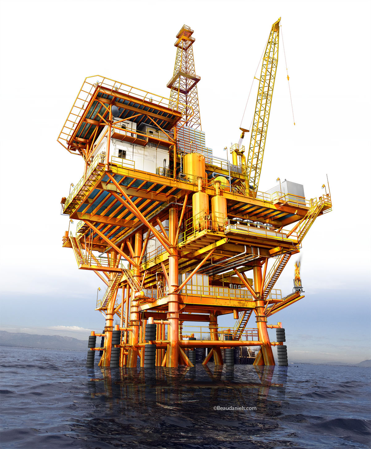 Oil platform Gina