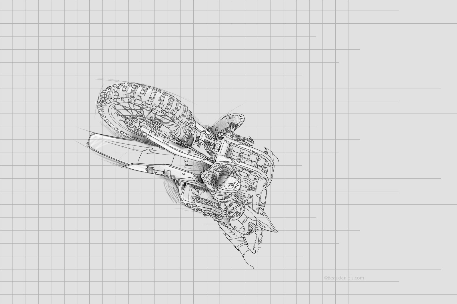 Just the drawn bits.