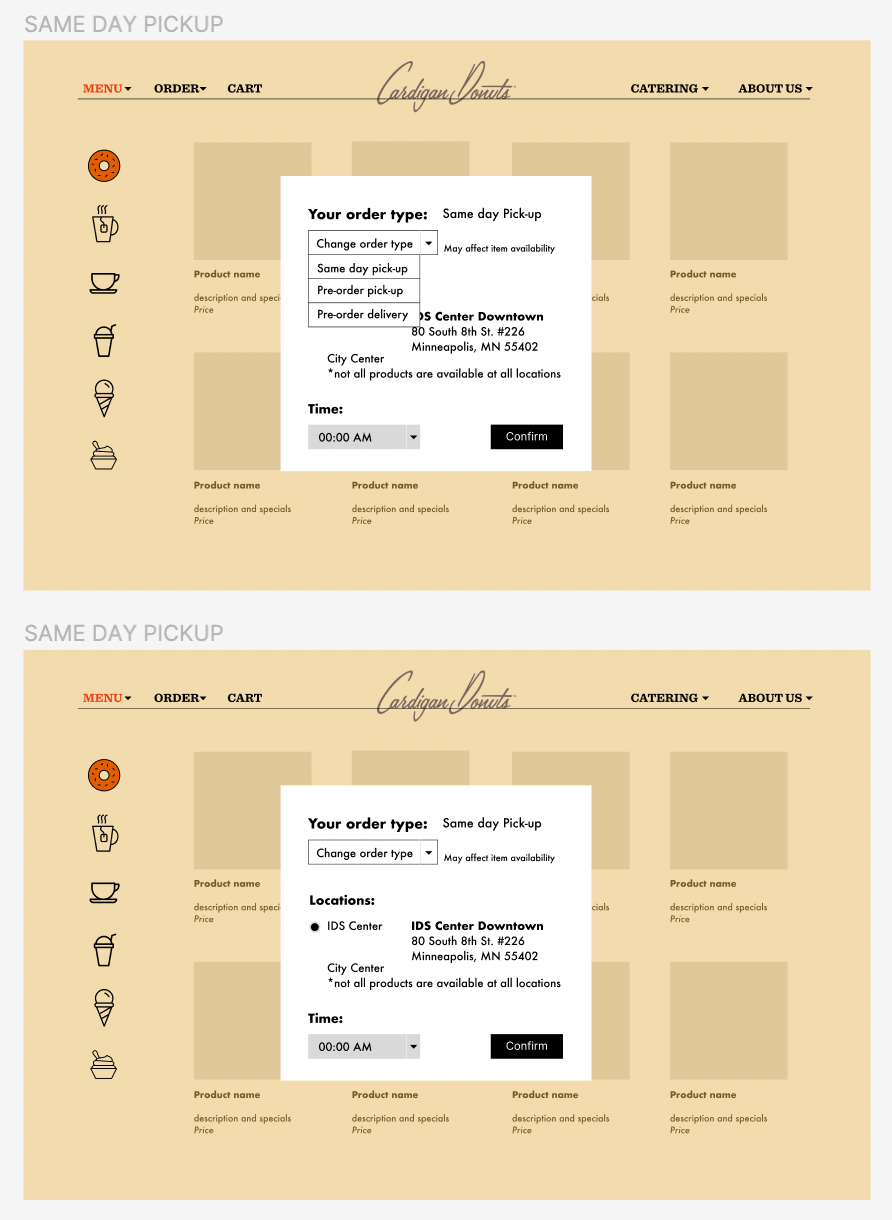 flow screens 3 & 4