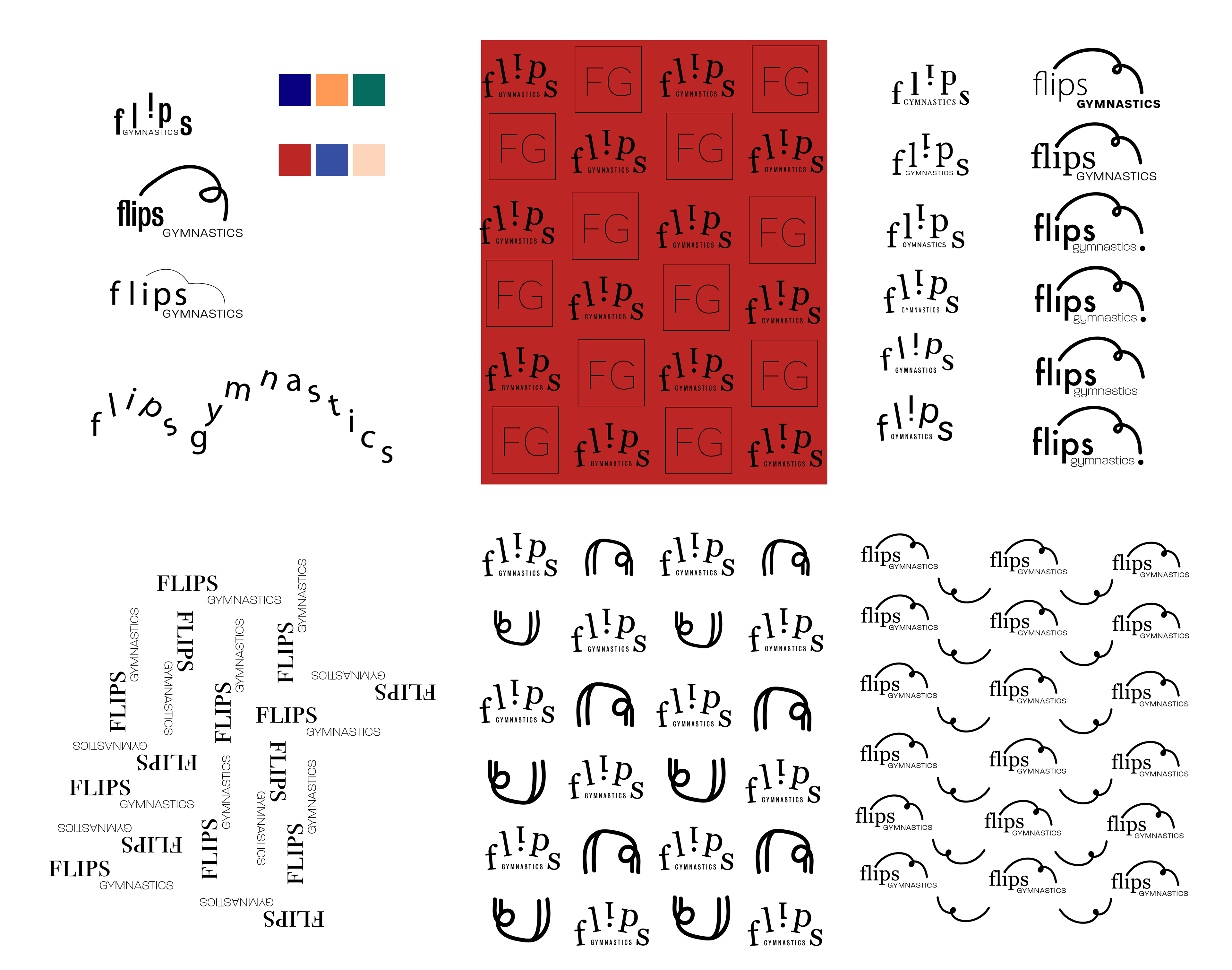 Digital logo and pattern ideation