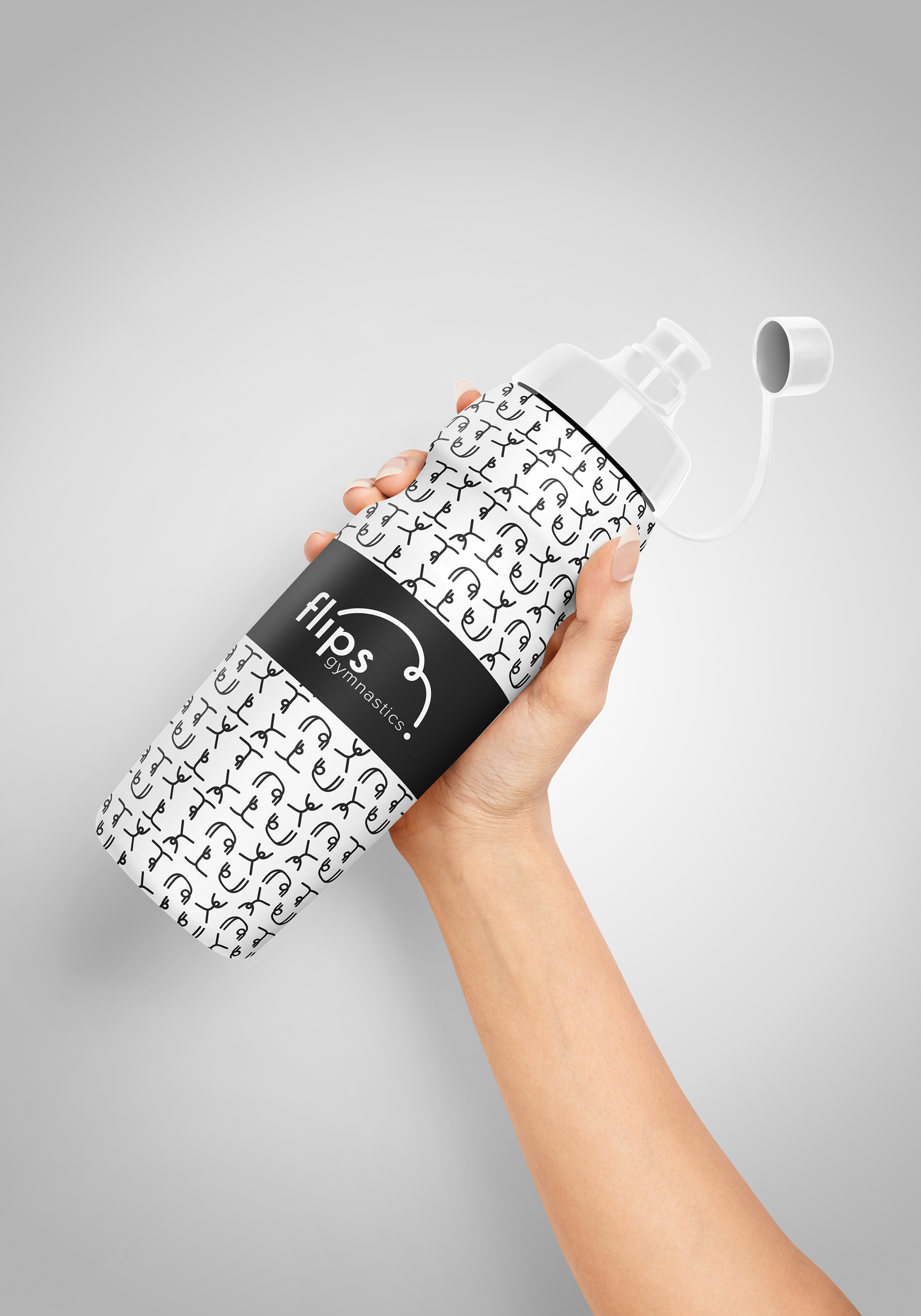 water bottle mockup