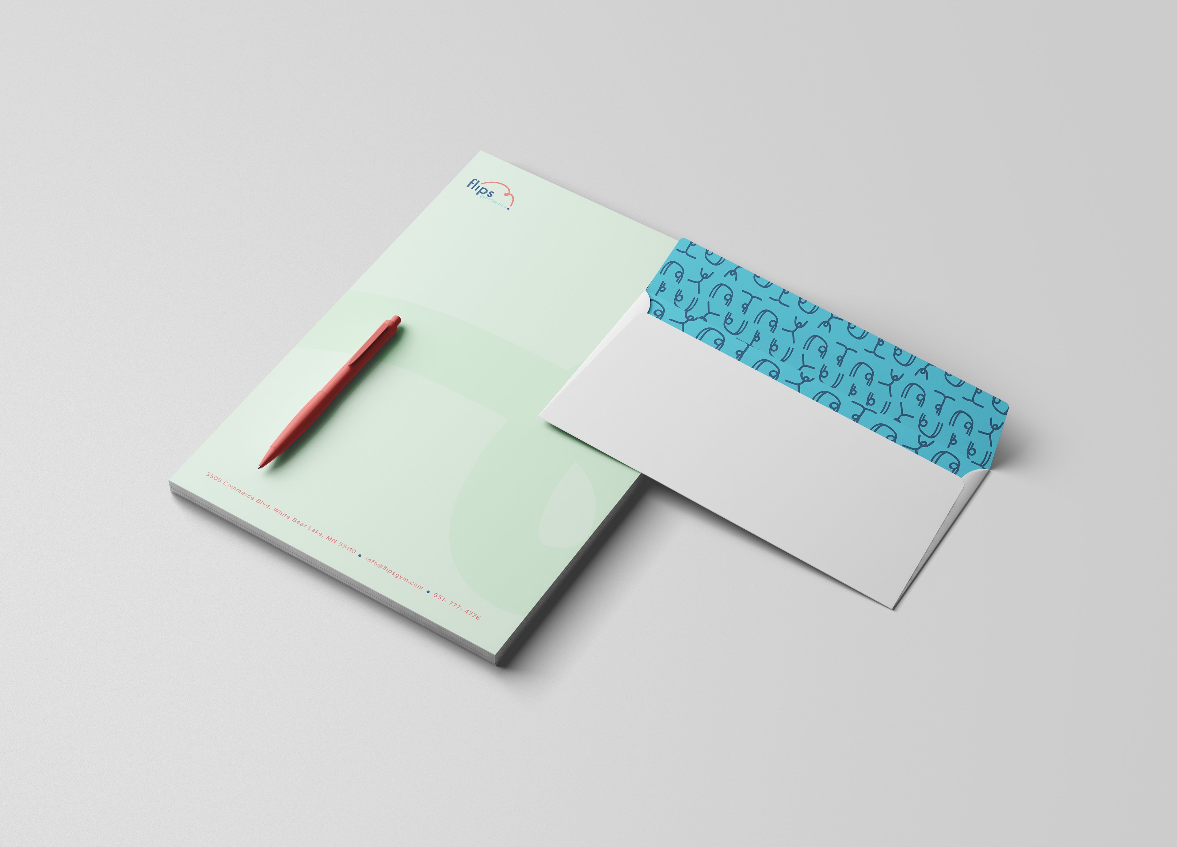 Letterhead and envelope mock up