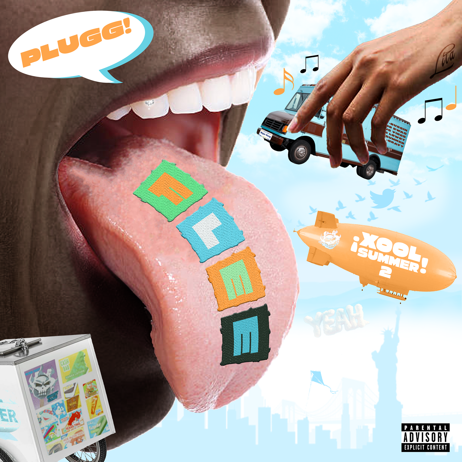 CONCEPT Cover Art Work For Flee On His Drop “ XOOL SUMMER “ Created By Me Made On Photoshop 2025