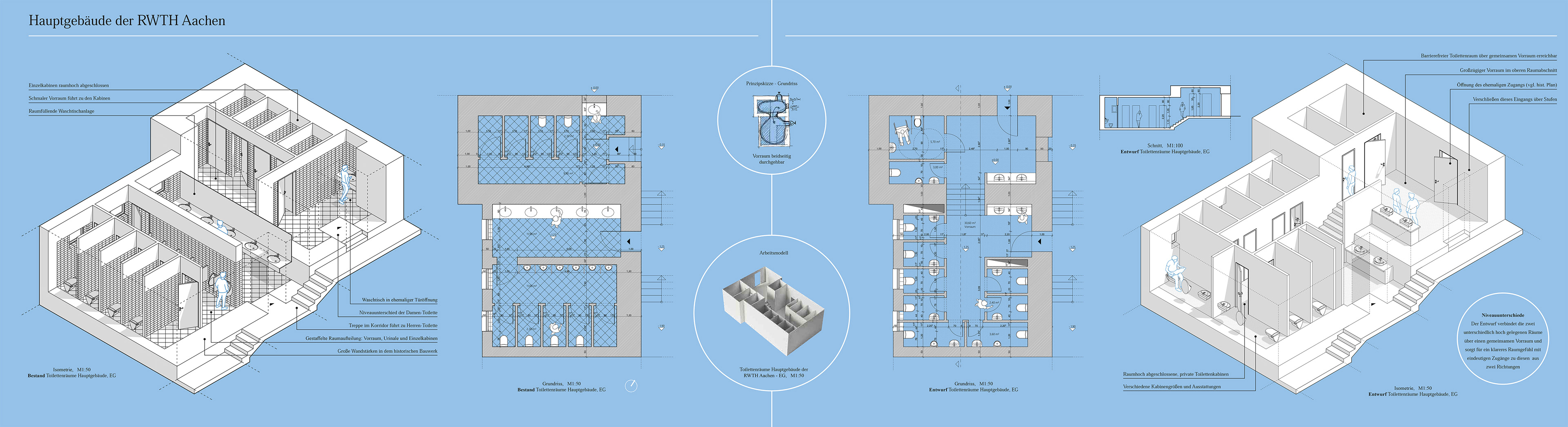 Unisex Toiletten All-Gender WC Aachen
