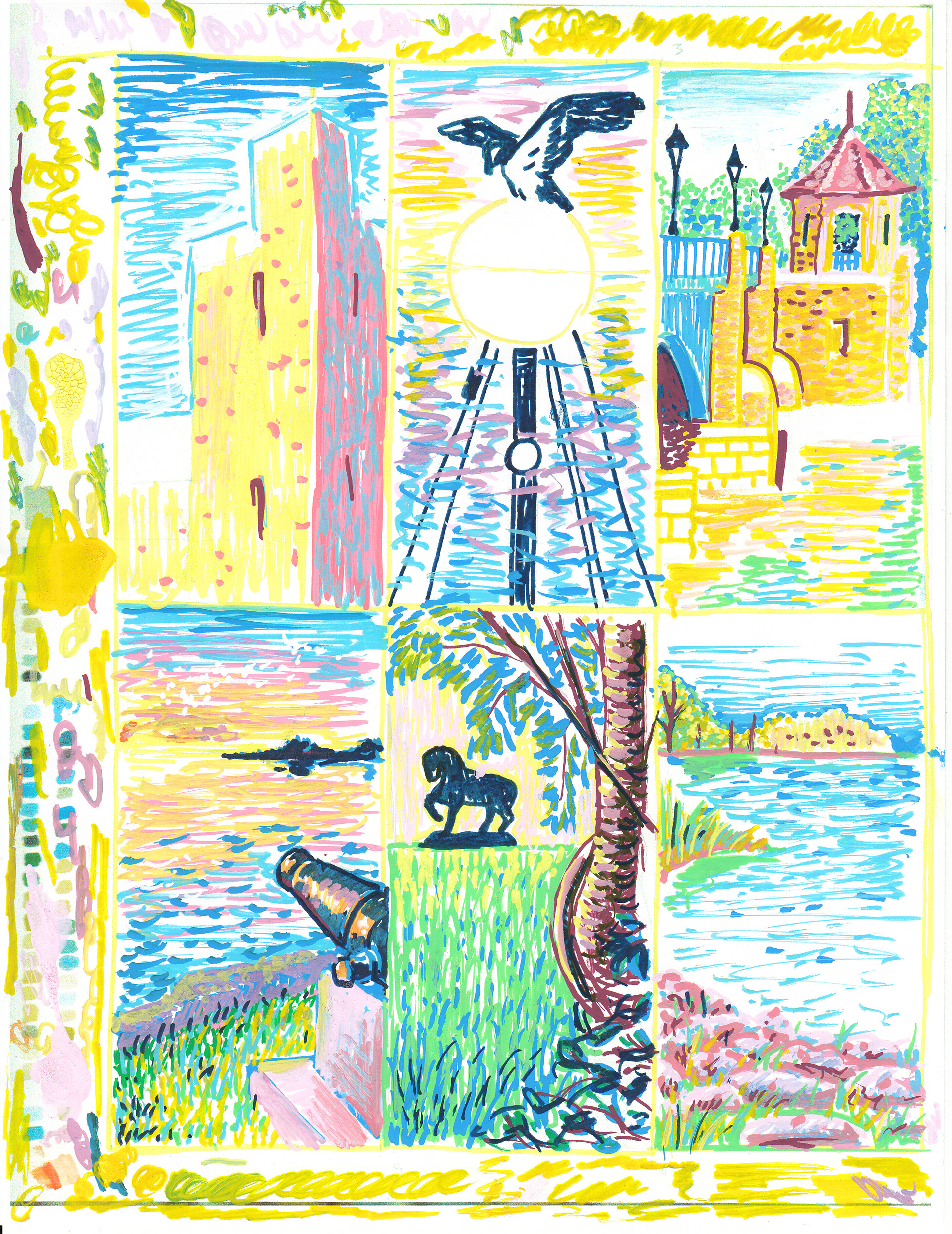 Paint marker color tests