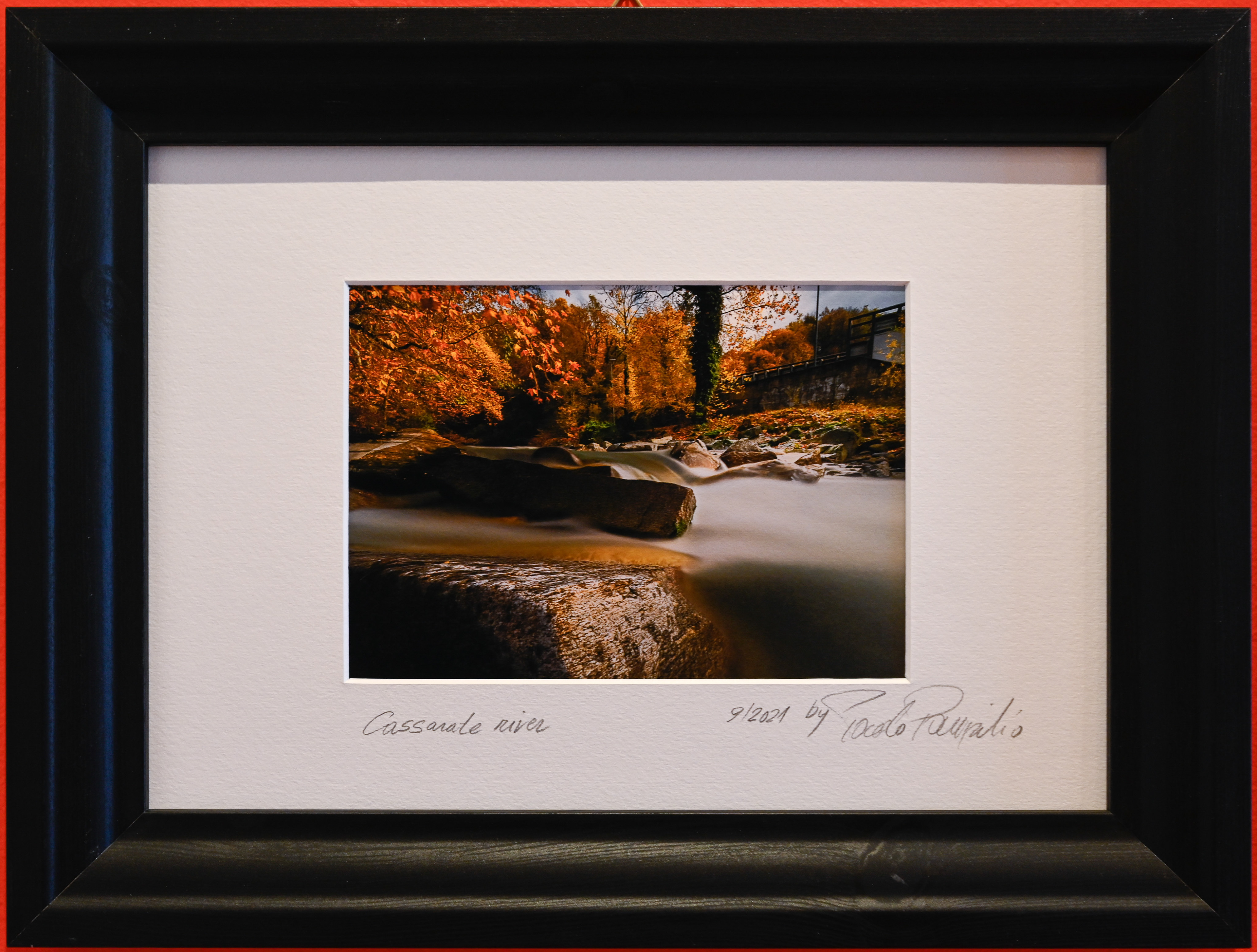 Art. 105 - CHF 120 - Cornice in legno 30 x 21 cm - Hahnemühle PHOTO Rag 310 Bright Withe