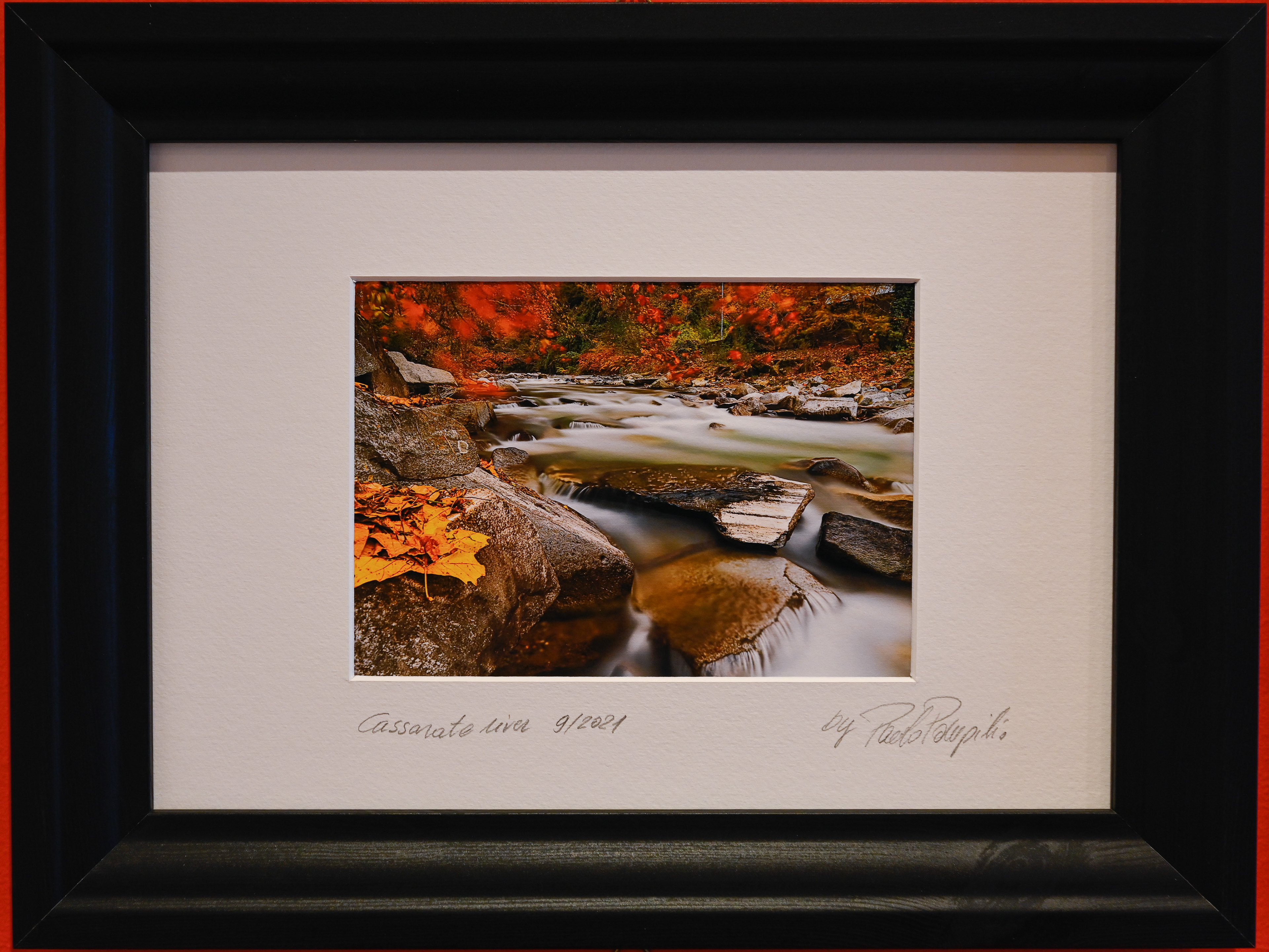 Art. 104 - CHF 120 - Cornice in legno 30 x 21 cm - Hahnemühle PHOTO Rag 310 Bright Withe