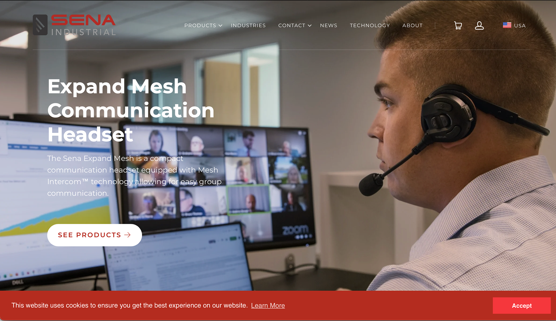 Sena Industrial Website