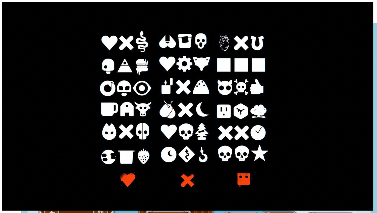 Icon and pictogram inspiration from LOVE+DEATH+ROBOTS