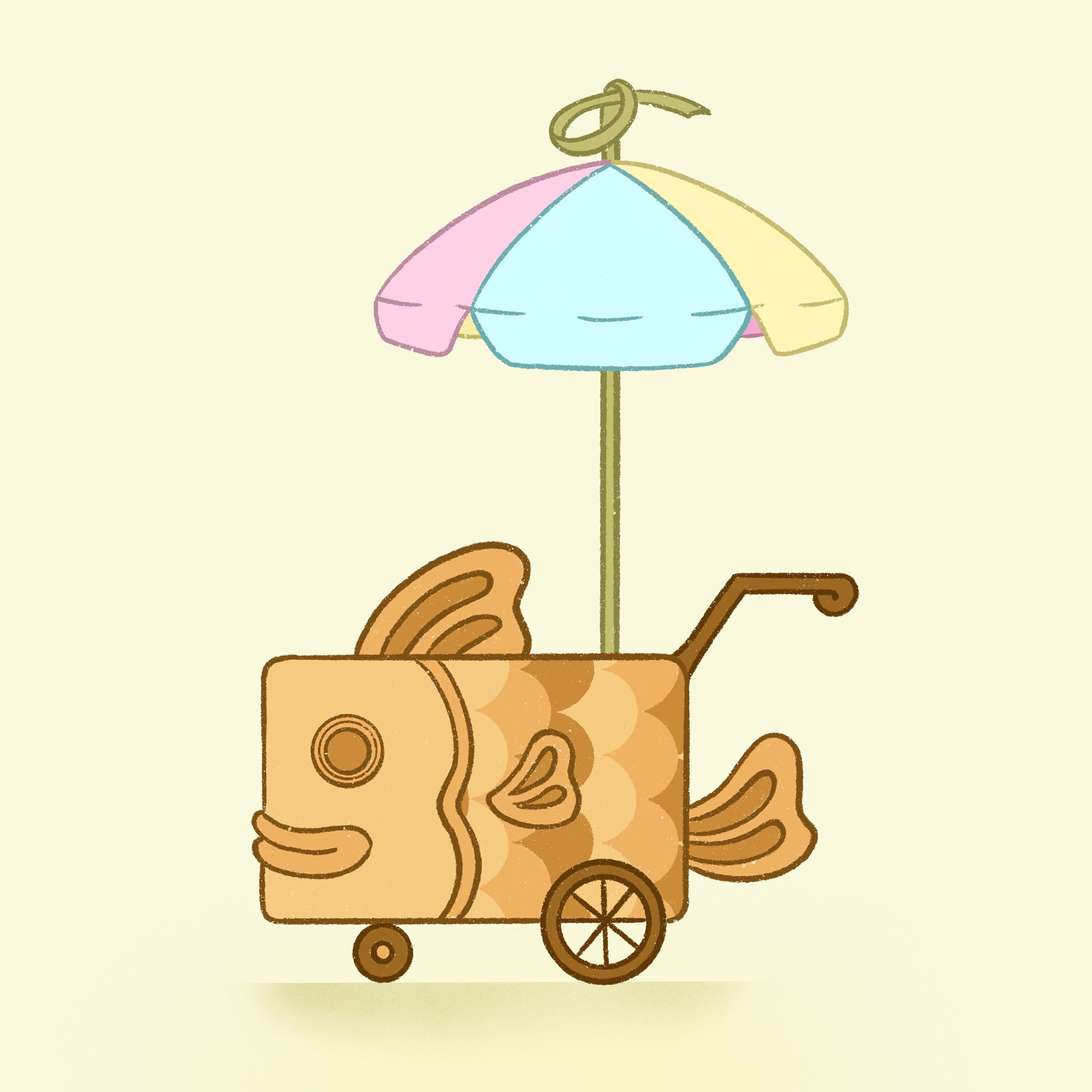 Taiyaki Ice Cream Cart