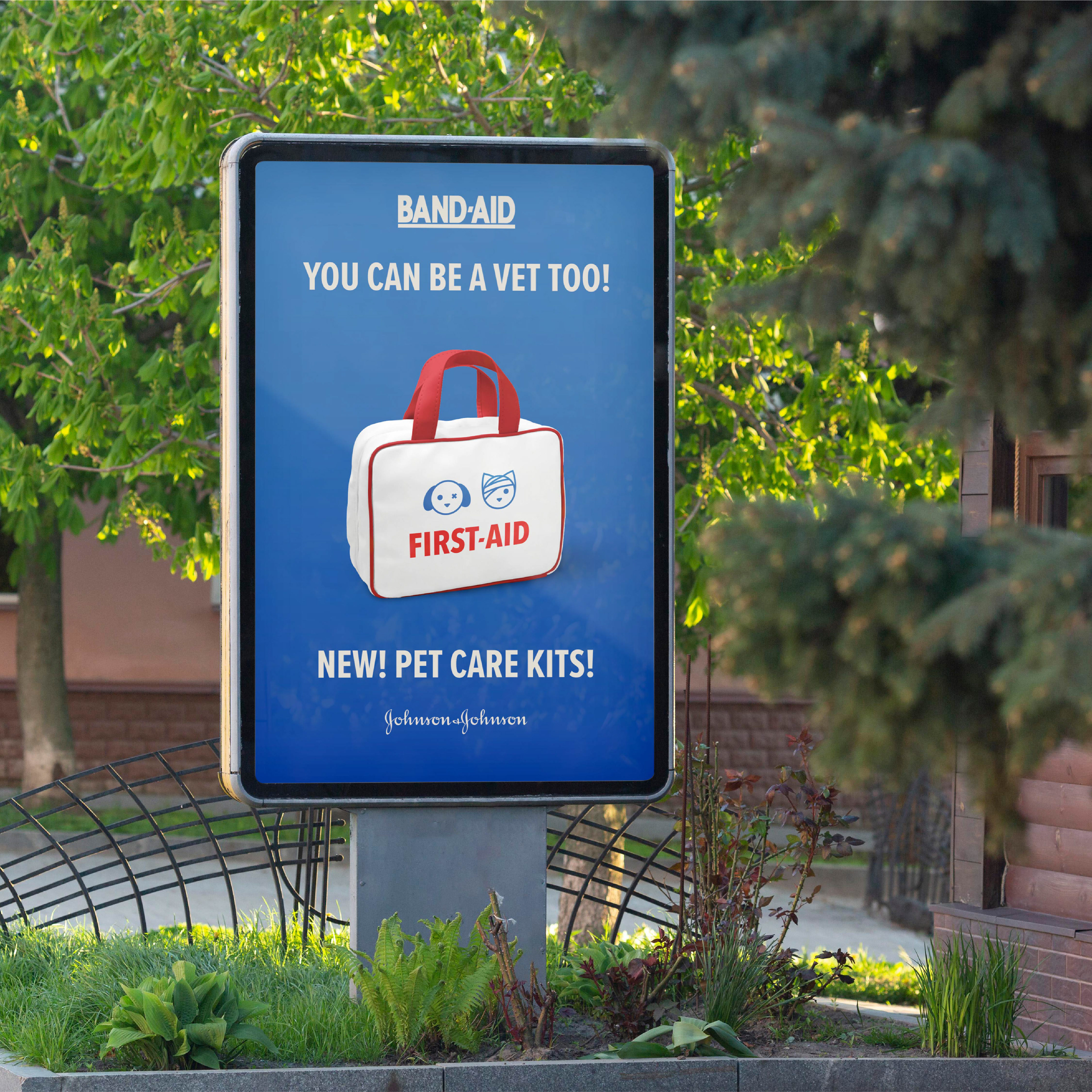 Pet Care Kits Street Billboard Ad