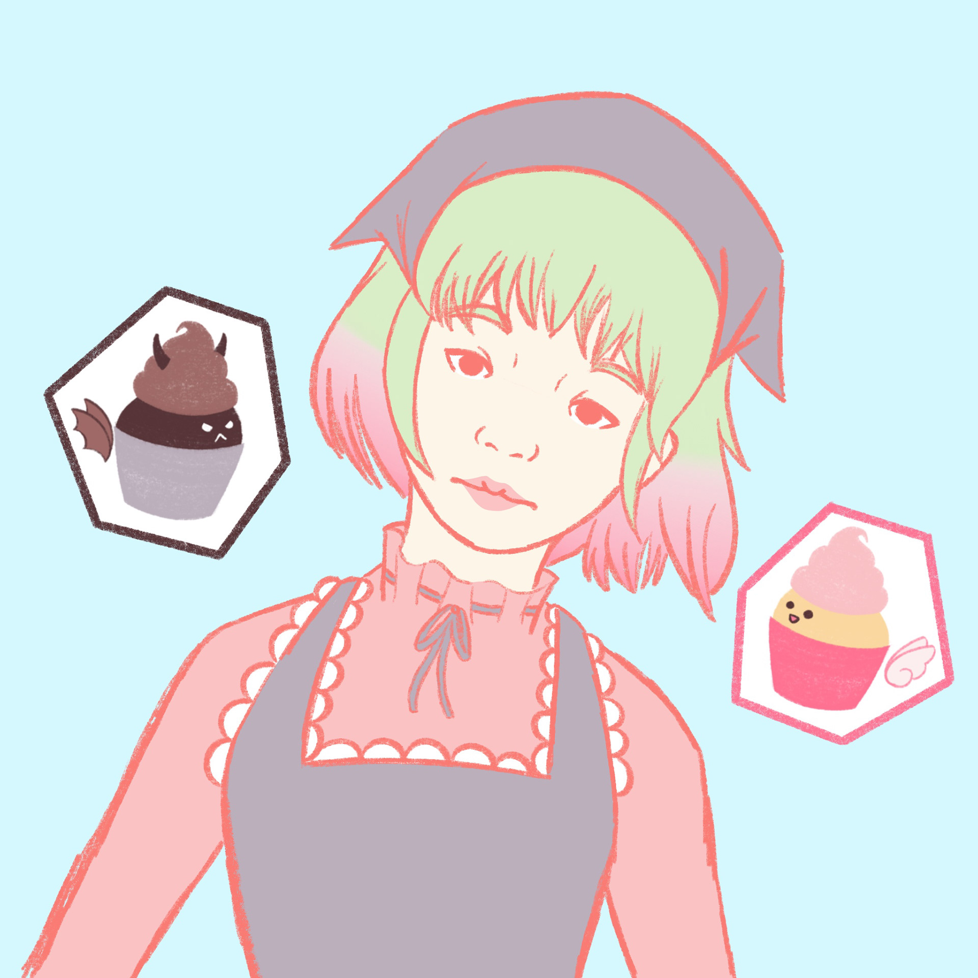 Angel and Devil Cupcakes