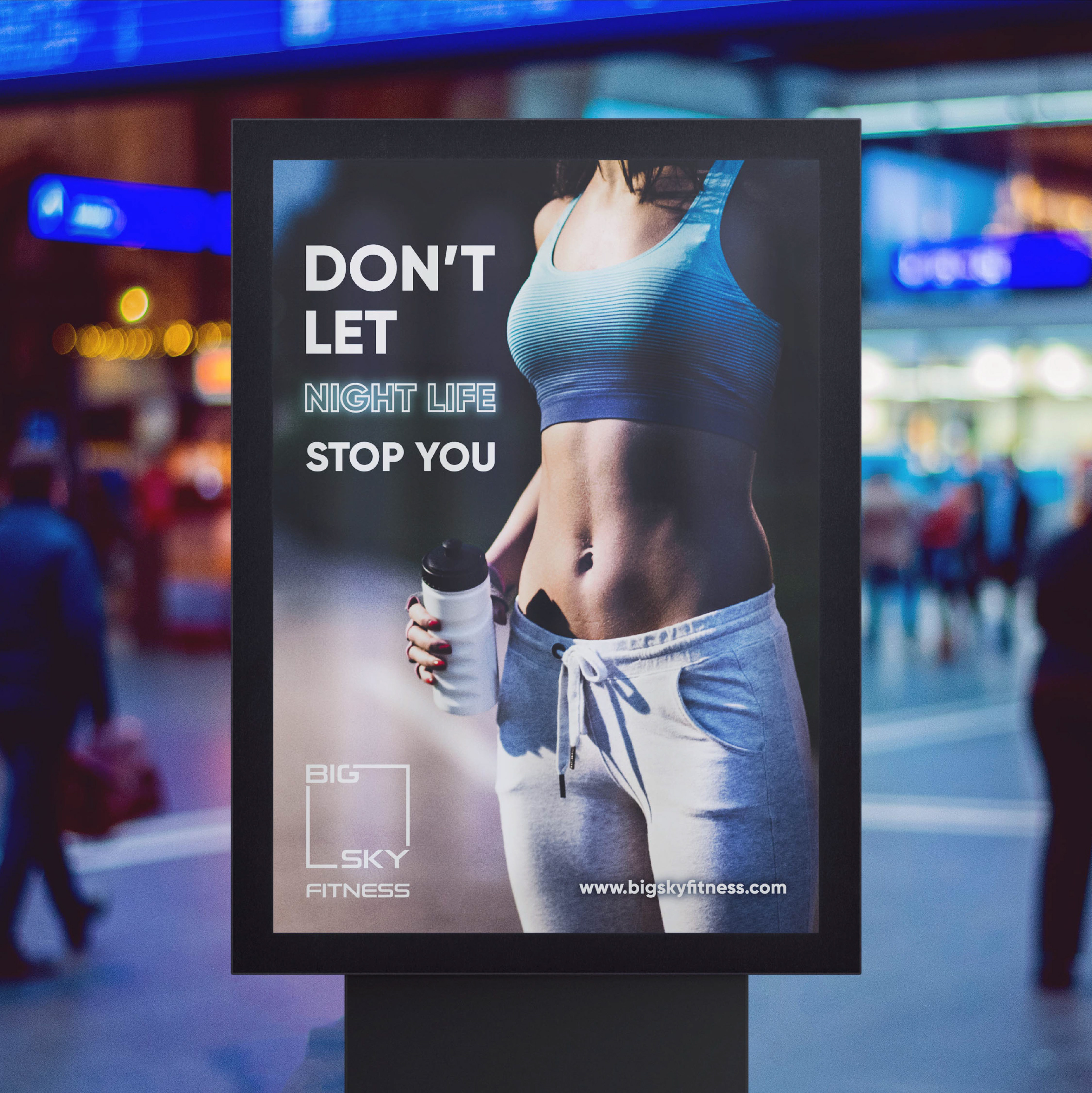 Night Owl Street Billboard Ad