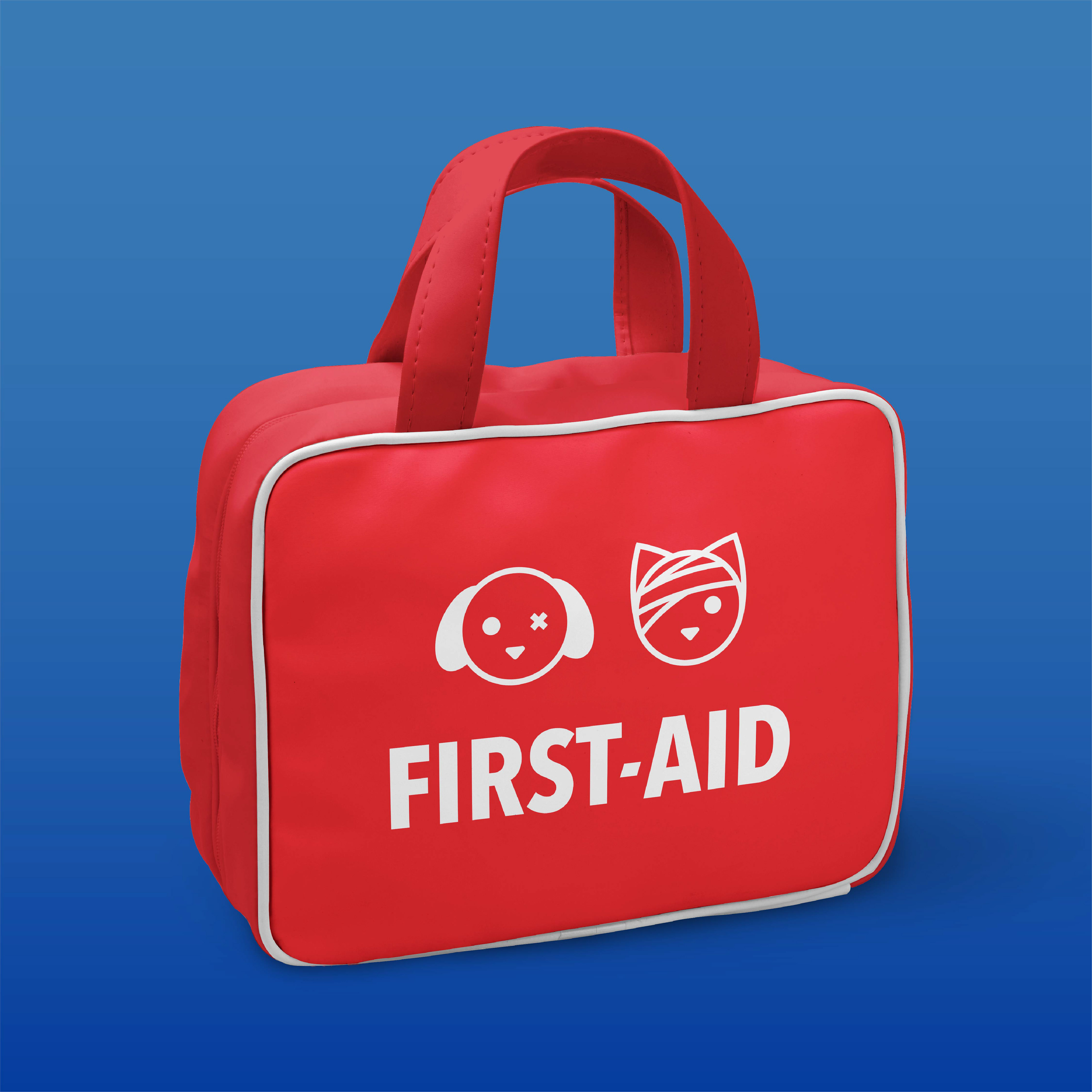 BAND-AID Pet Care Kits: Urgent Red