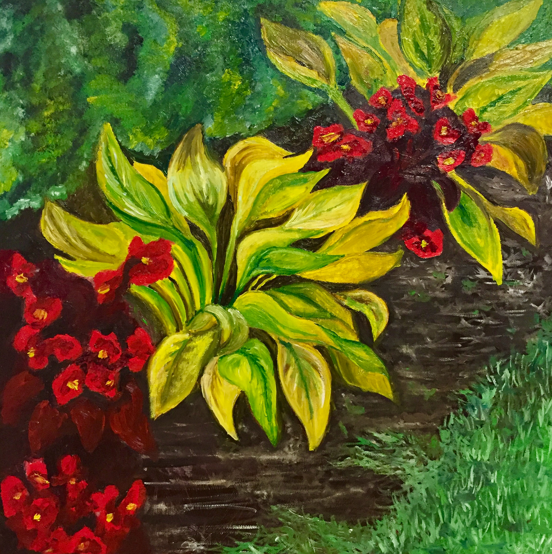 Garden, 2015, Oil on canvas