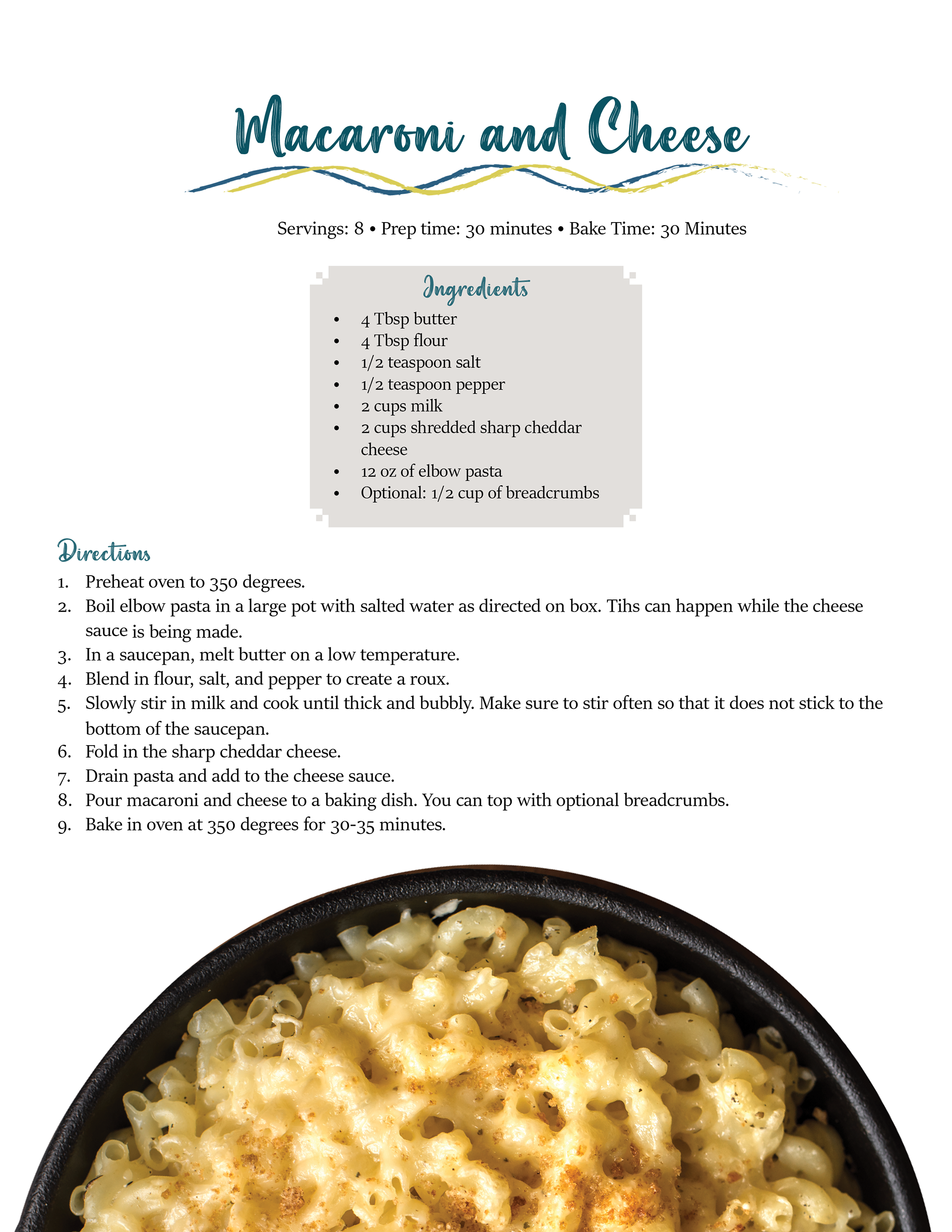 Image of Macaroni and Cheese Recipe