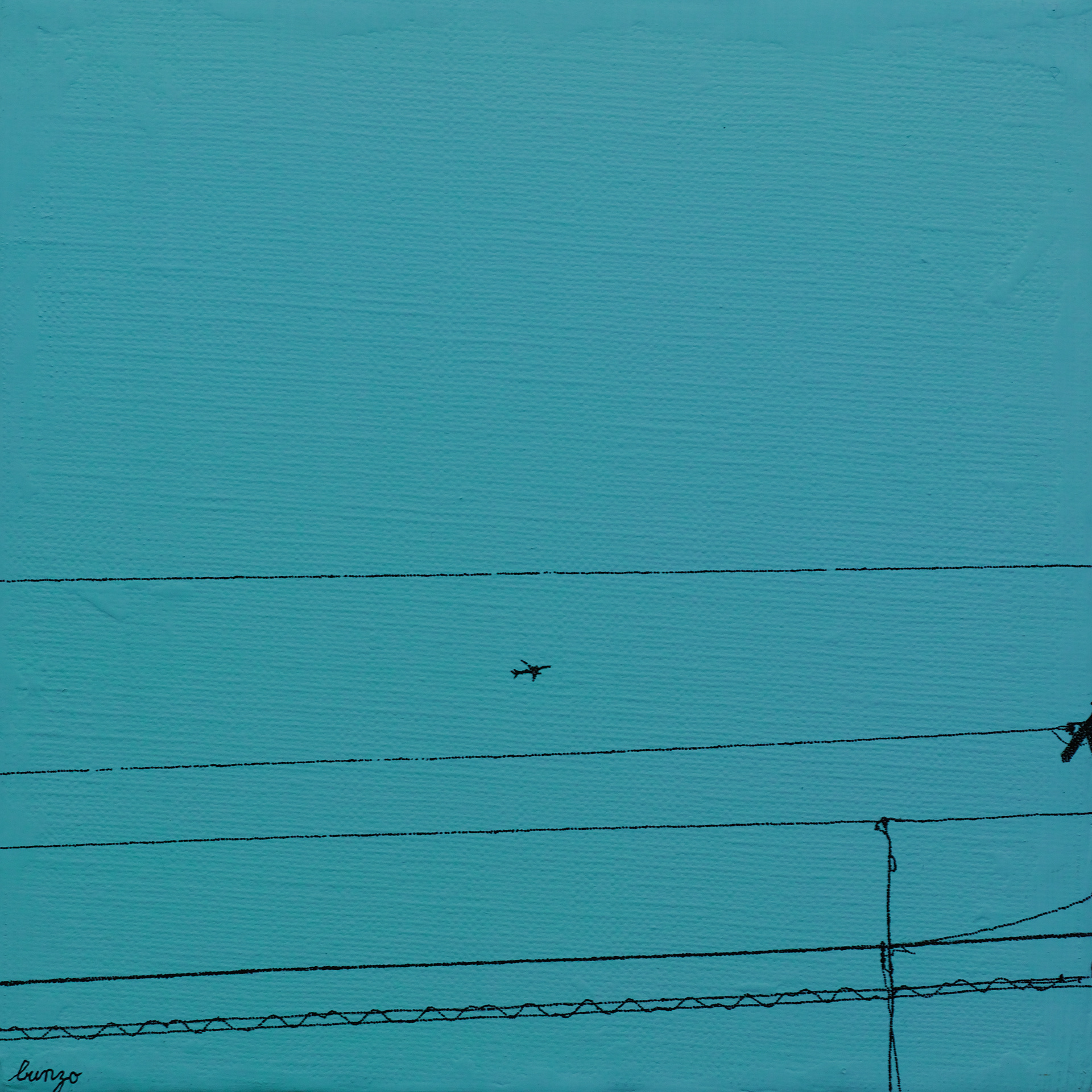 "Airplane and electric wire(at 17:28)"