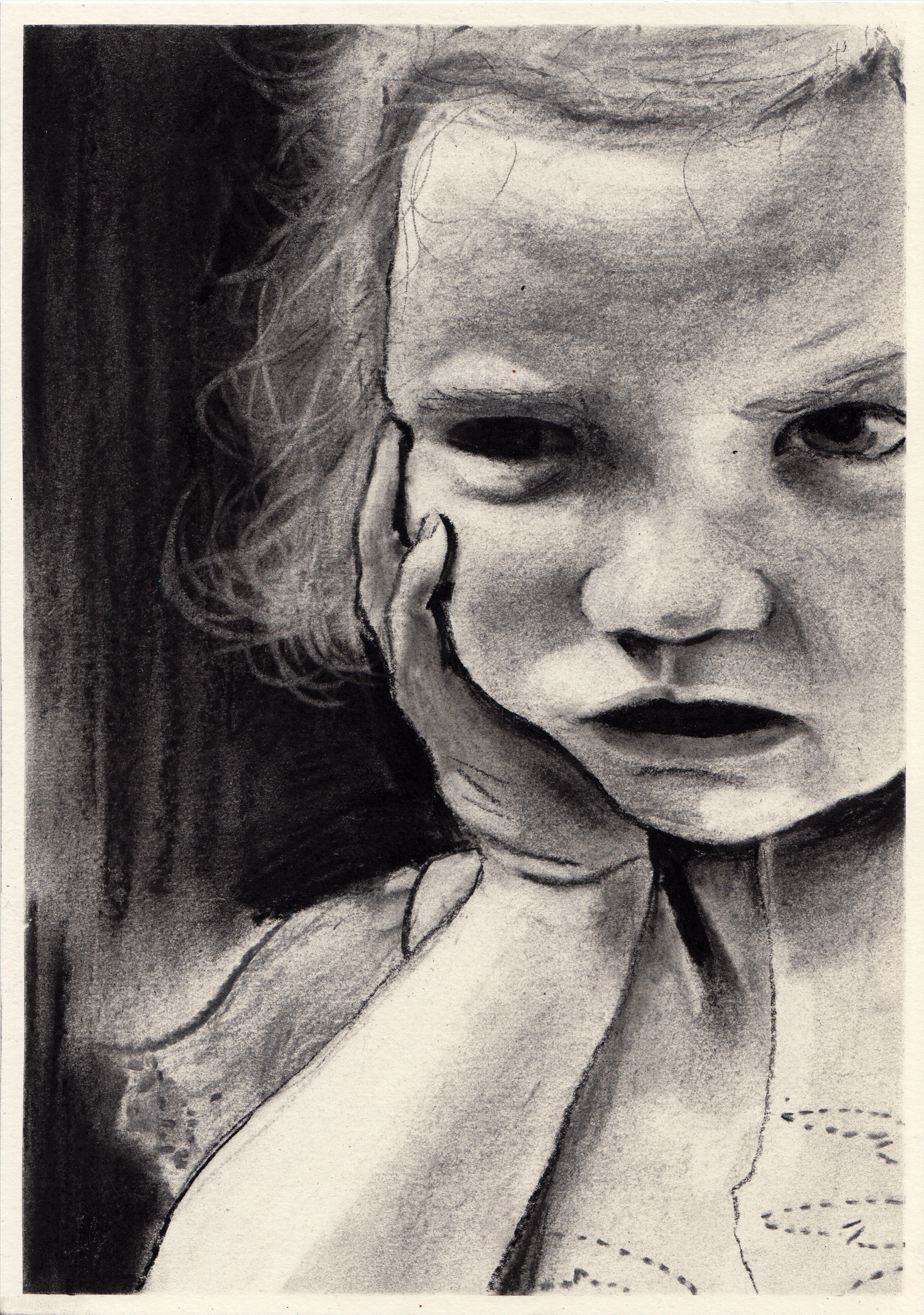 Na, zufrieden?! Nr. 2 (2026) Zeichenkohle auf 180 g/m² Zeichenpapier 21 x 14,8 cm