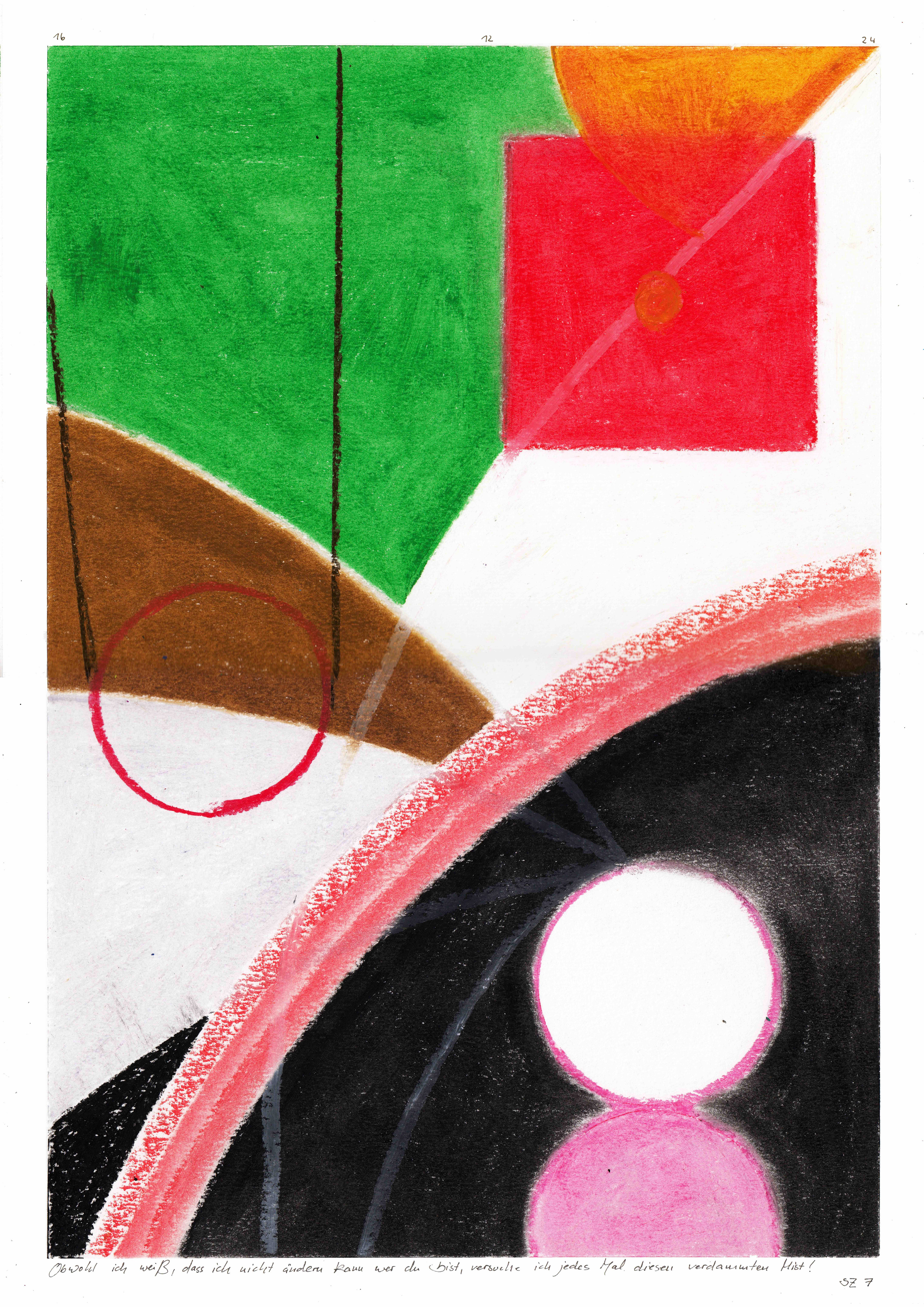 "Obwohl ich weiß, dass ich nicht ändern kann wer du bist, versuche ich jedes Mal diesen verdammten Mist." 42cm x 29cm