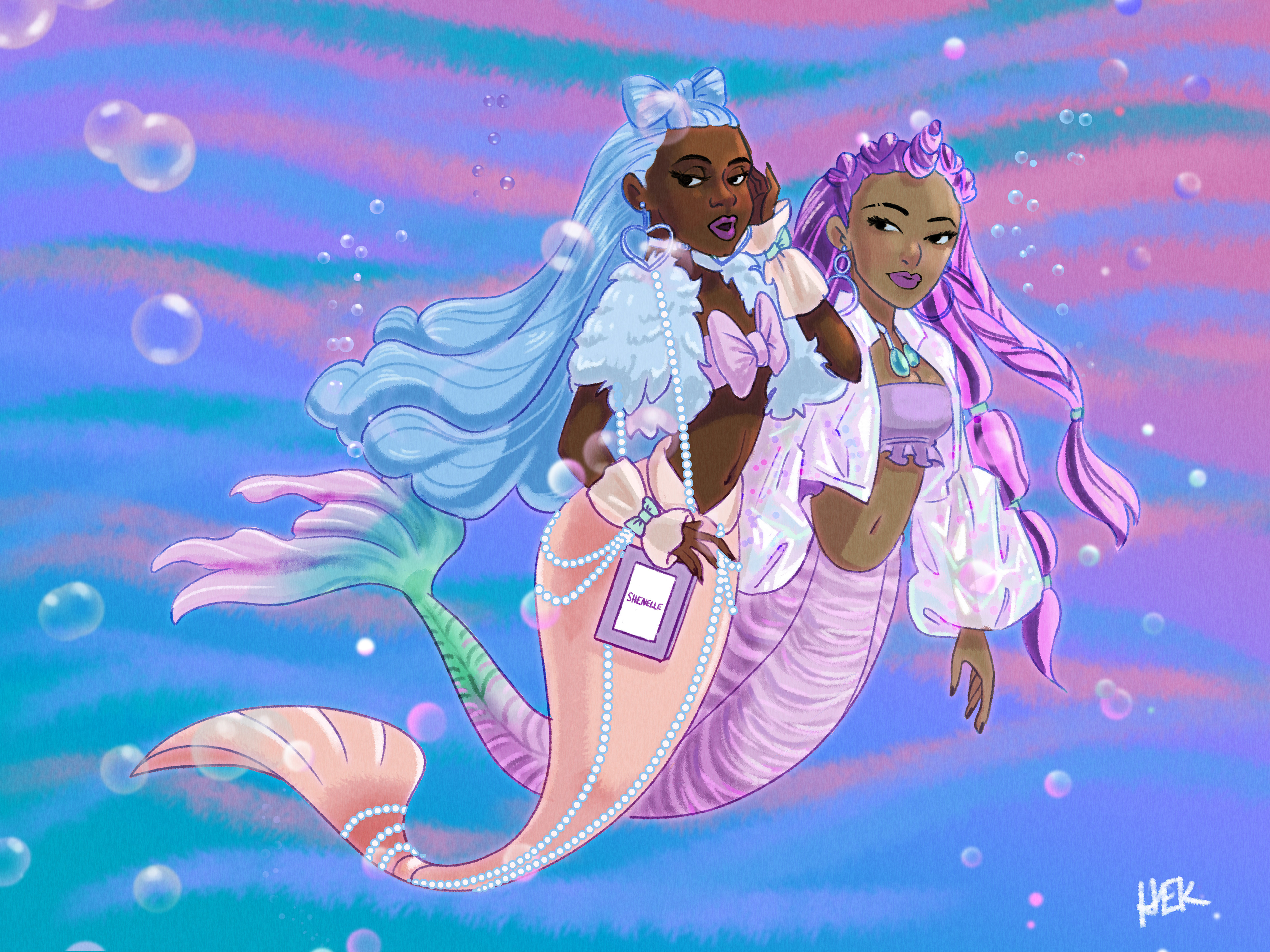 "Brats as Mermaids"