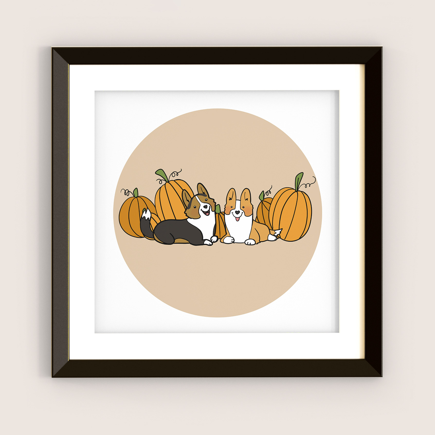 Pet Portrait - "Margaret's Pups"