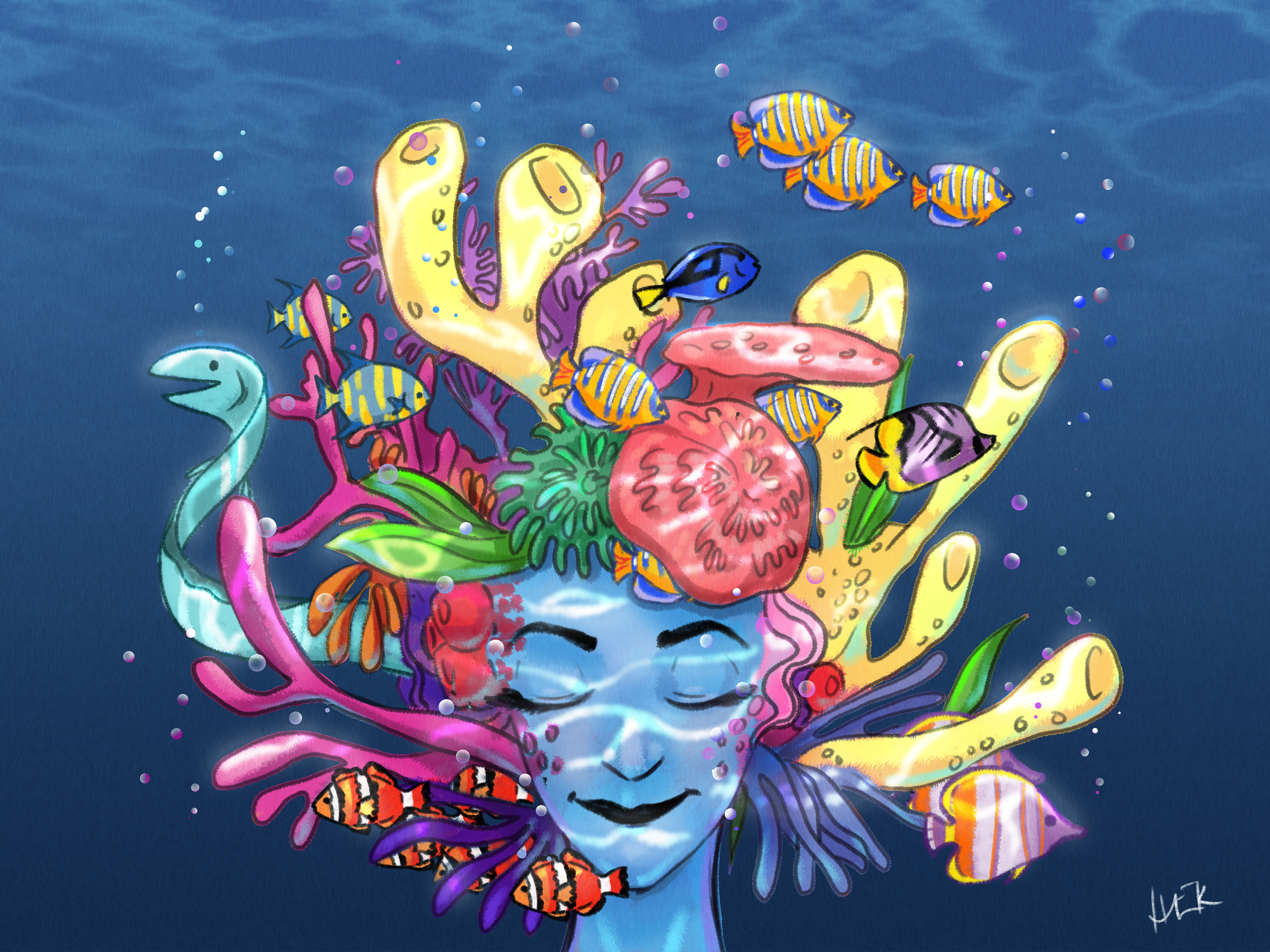 "Coral Face"