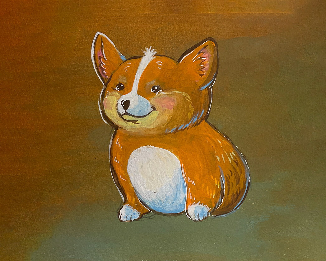 "The Mona Lisa of Corgis"