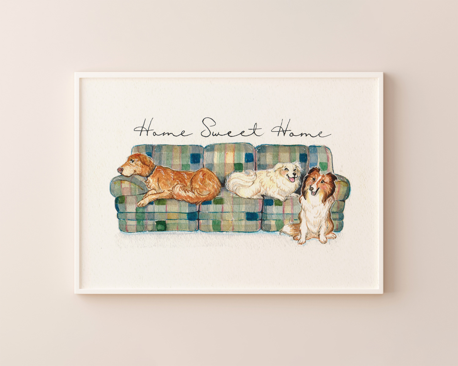 Pet Portrait - "Home Sweet Home"