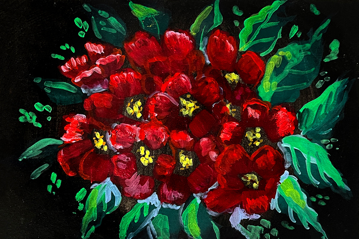 "That Painting Behind The Hotel Receptionist's Desk"