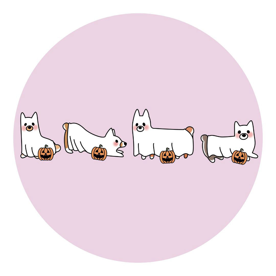 "Ghost Corgis"