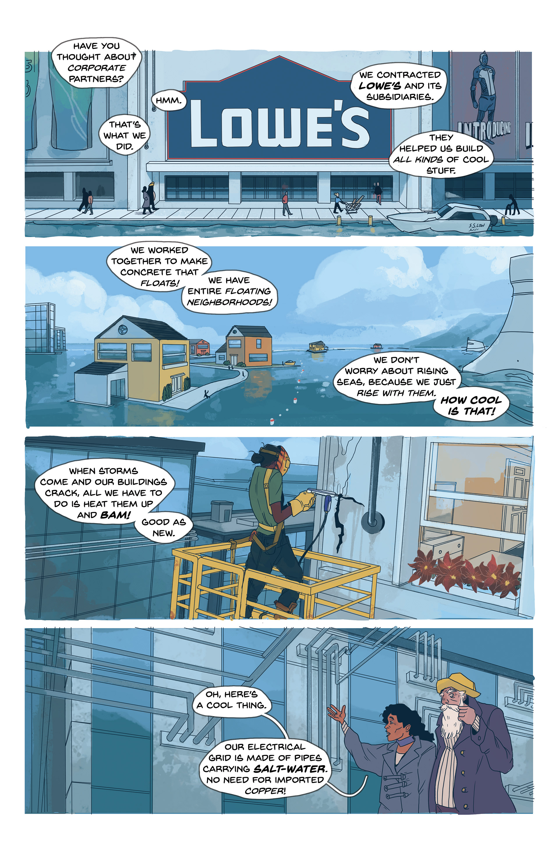 Inks by Hannah Matthews. Colors by Francesca Matthews.