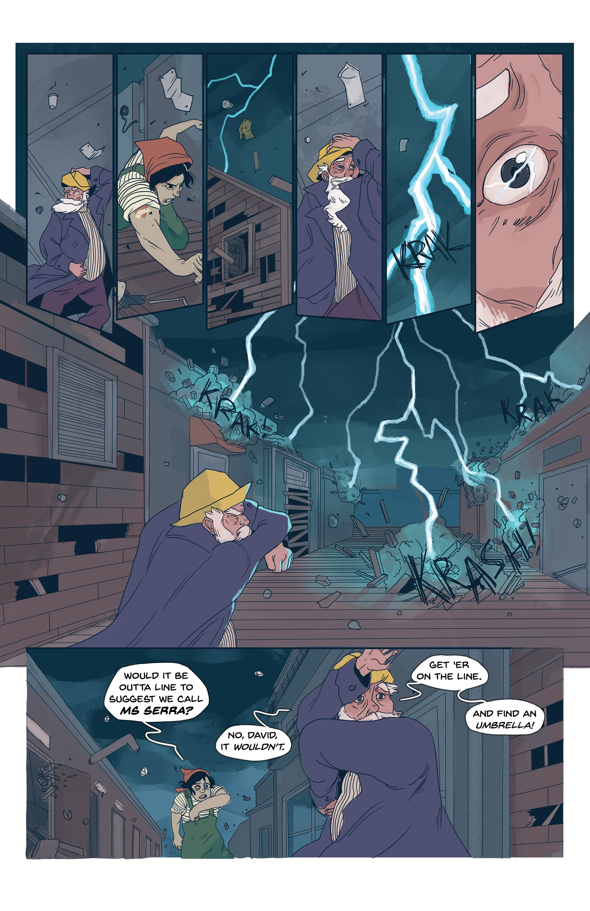 Inks by Hannah Matthews. Colors by Francesca Matthews.