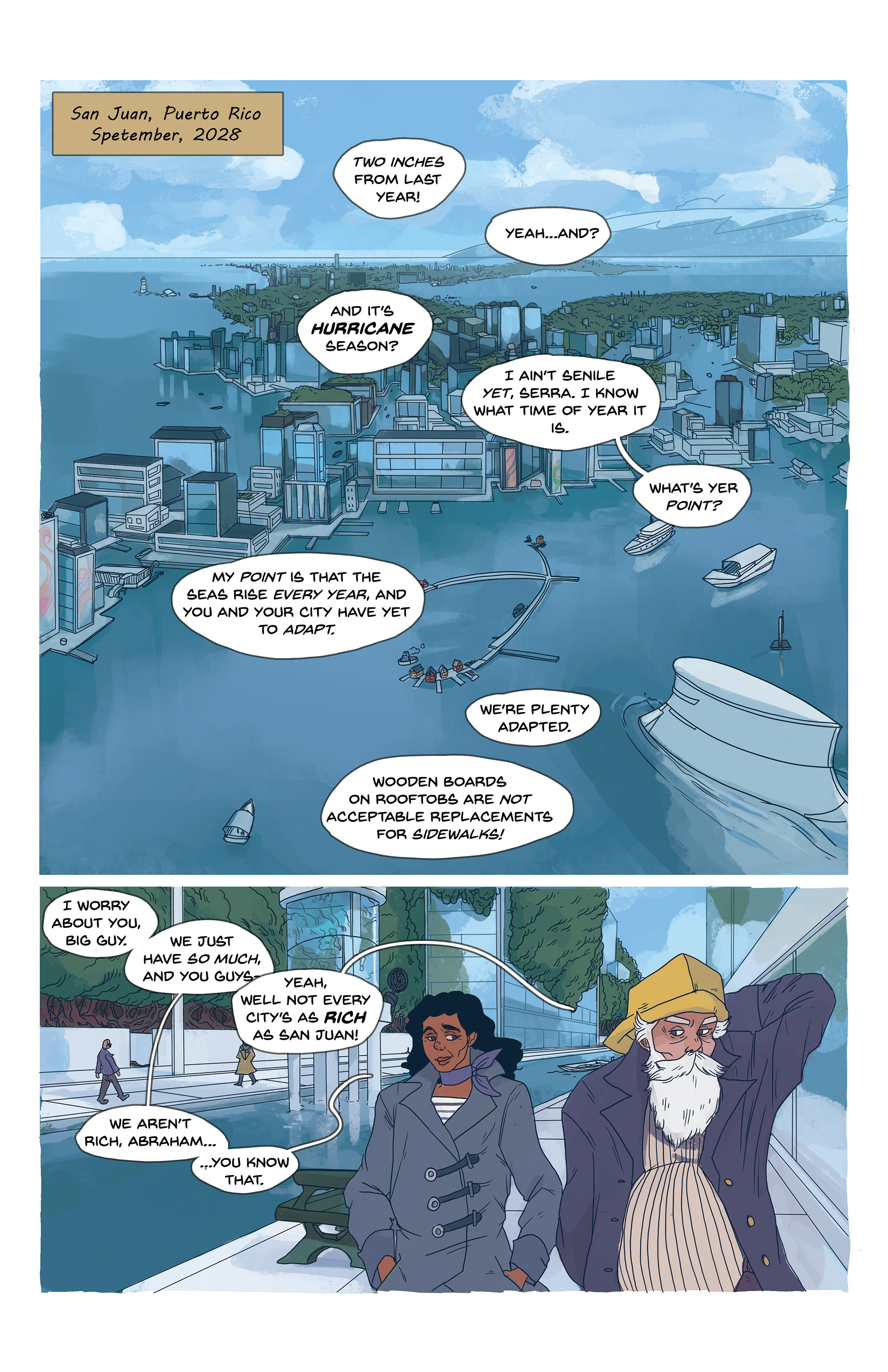 Inks by Hannah Matthews. Colors by Francesca Matthews.