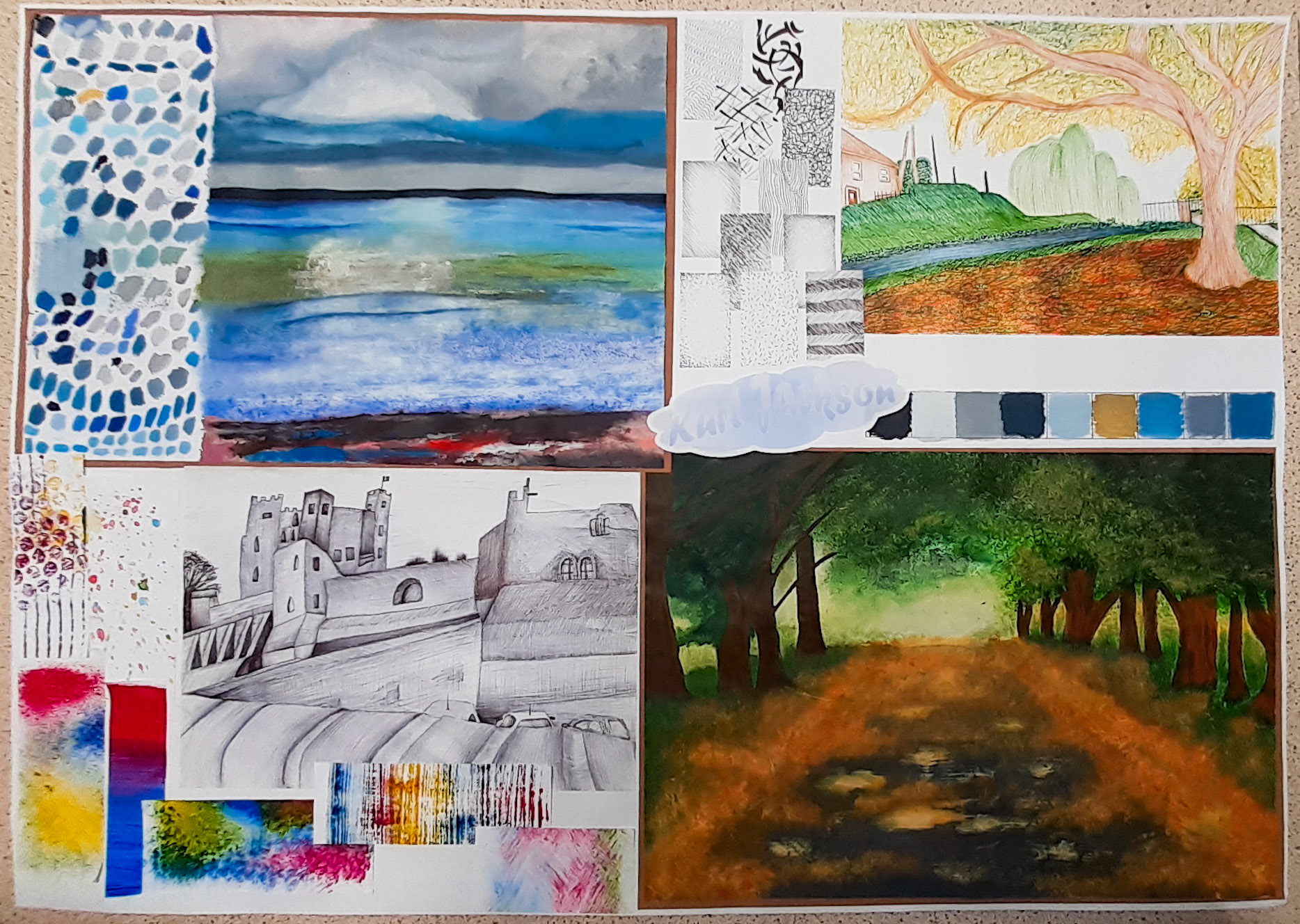 GCSE Art (Kurt Jackson Study)