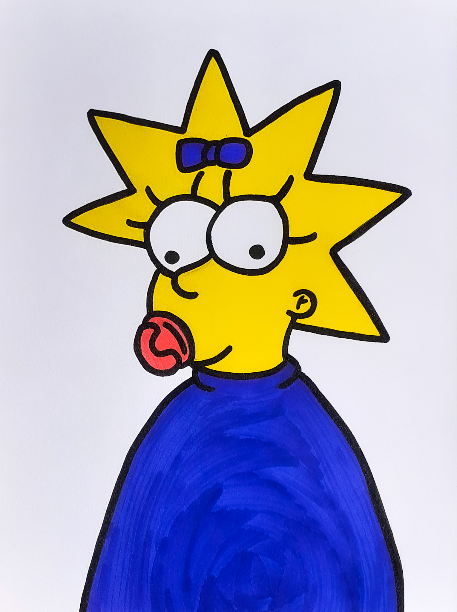 Drawing using Acrylic Markers