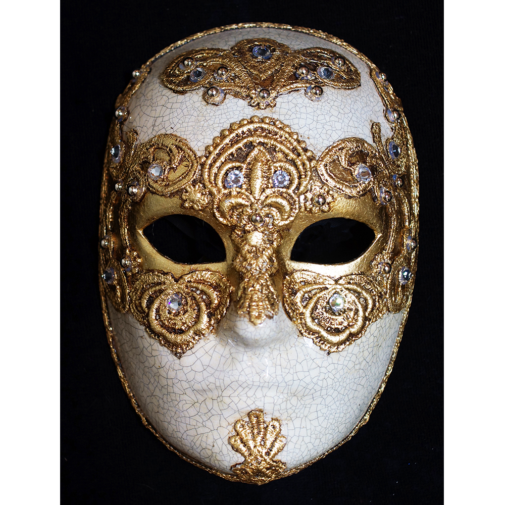 Volto carnival mask - Italian - Image from Museum of Cultural Masks