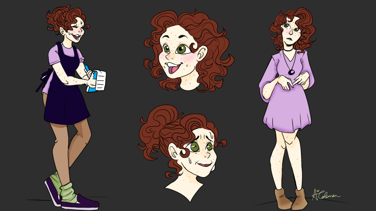 "Meredith": Character Model Sheet