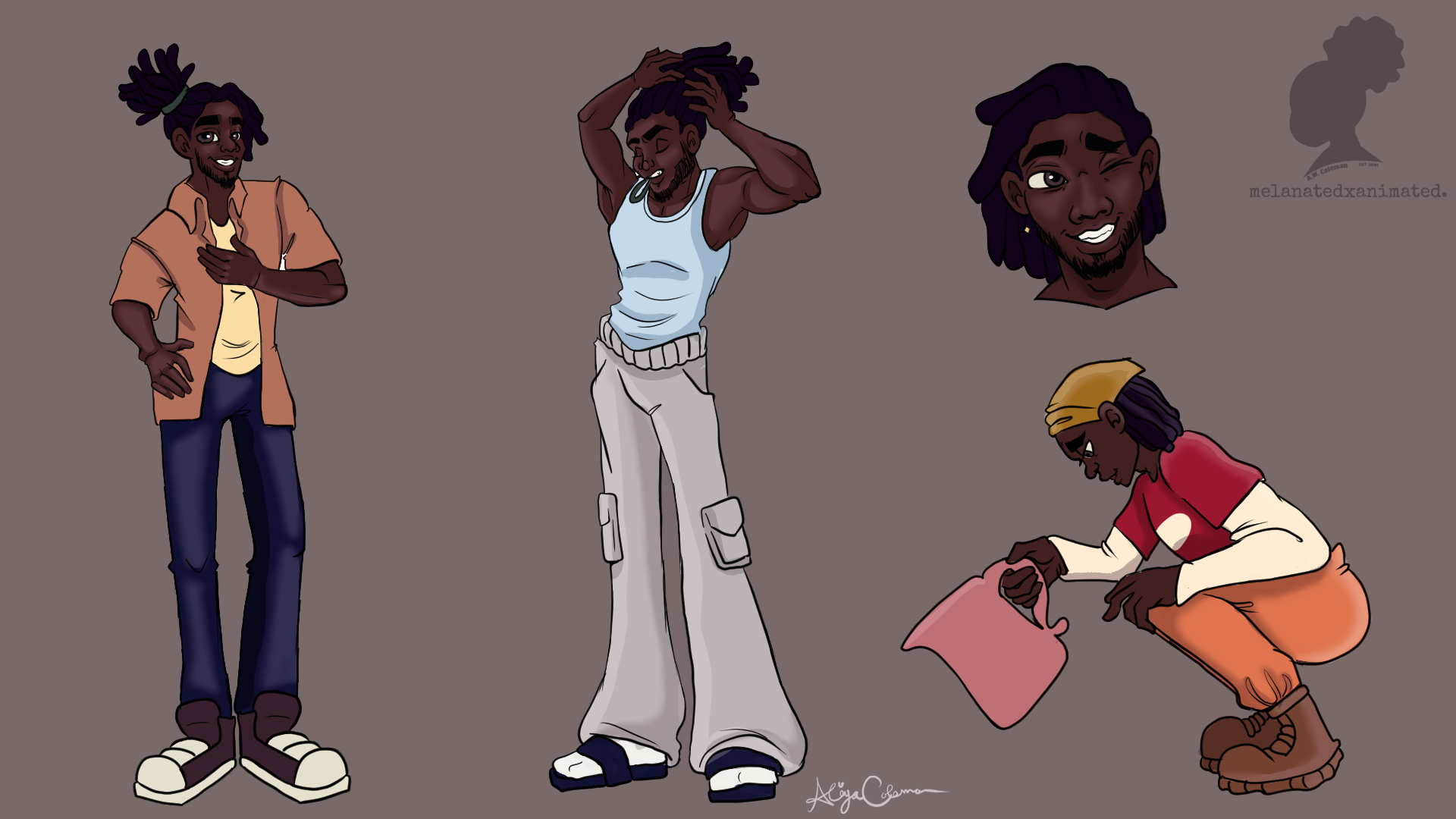 "Dontae Smith": Character Model Sheet