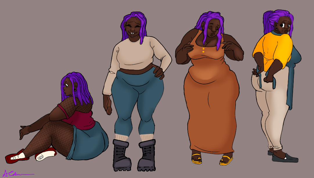 "Amber Graves": Costume Line Up