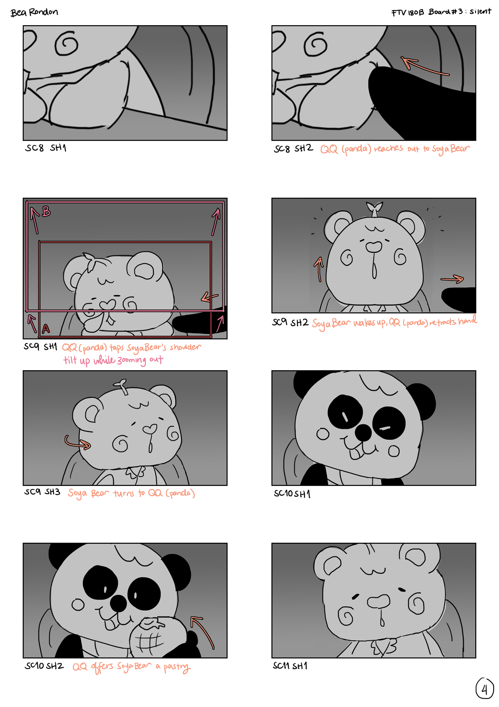 Original silent storyboard (2022) Page 4