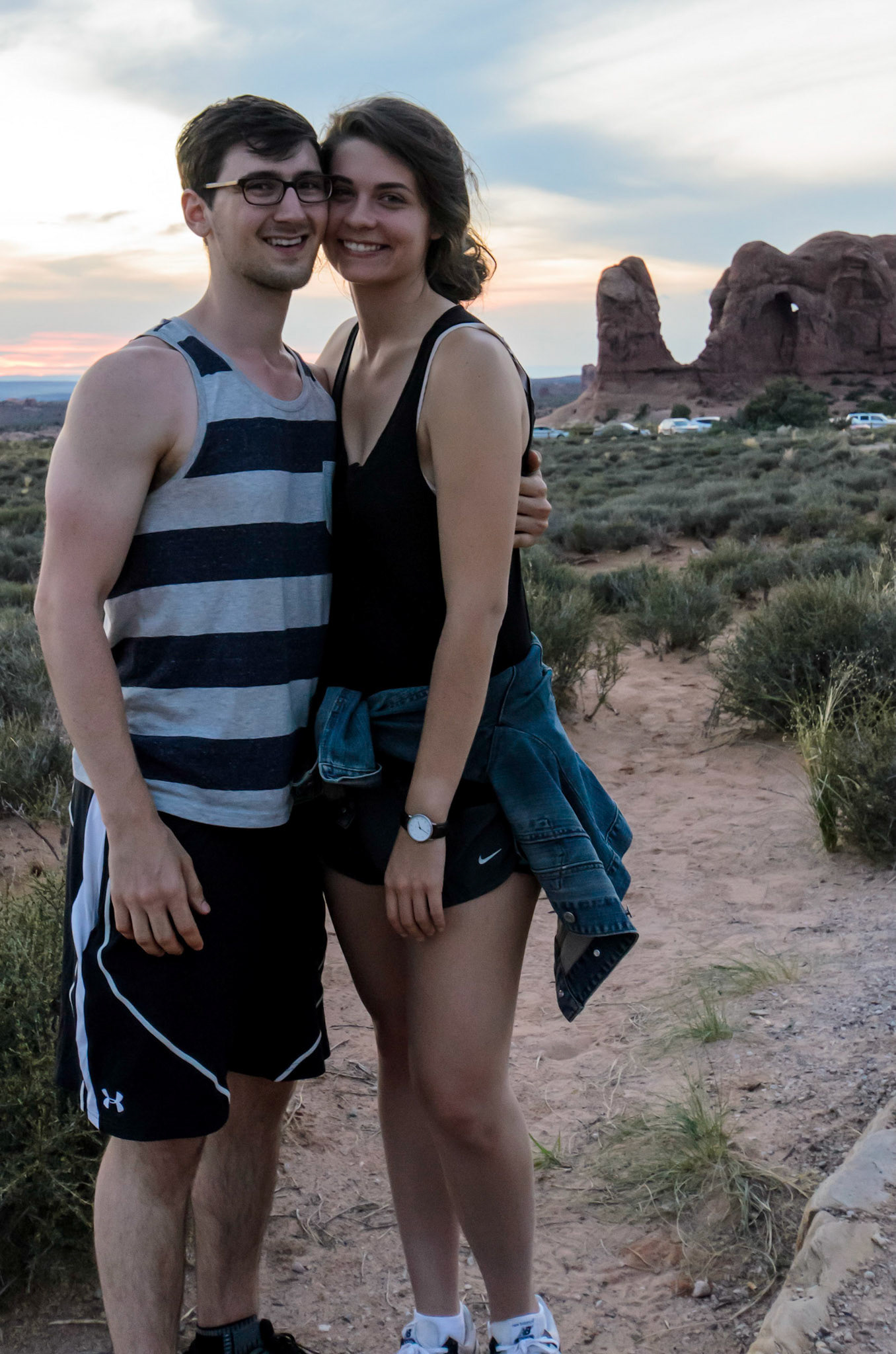 Sunset at Arches