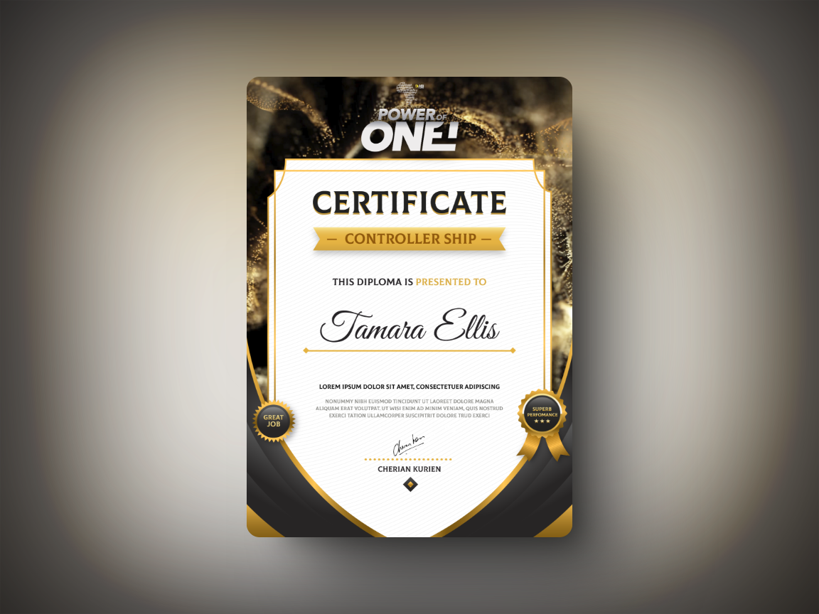 ABINBEV POO CERT DESIGN